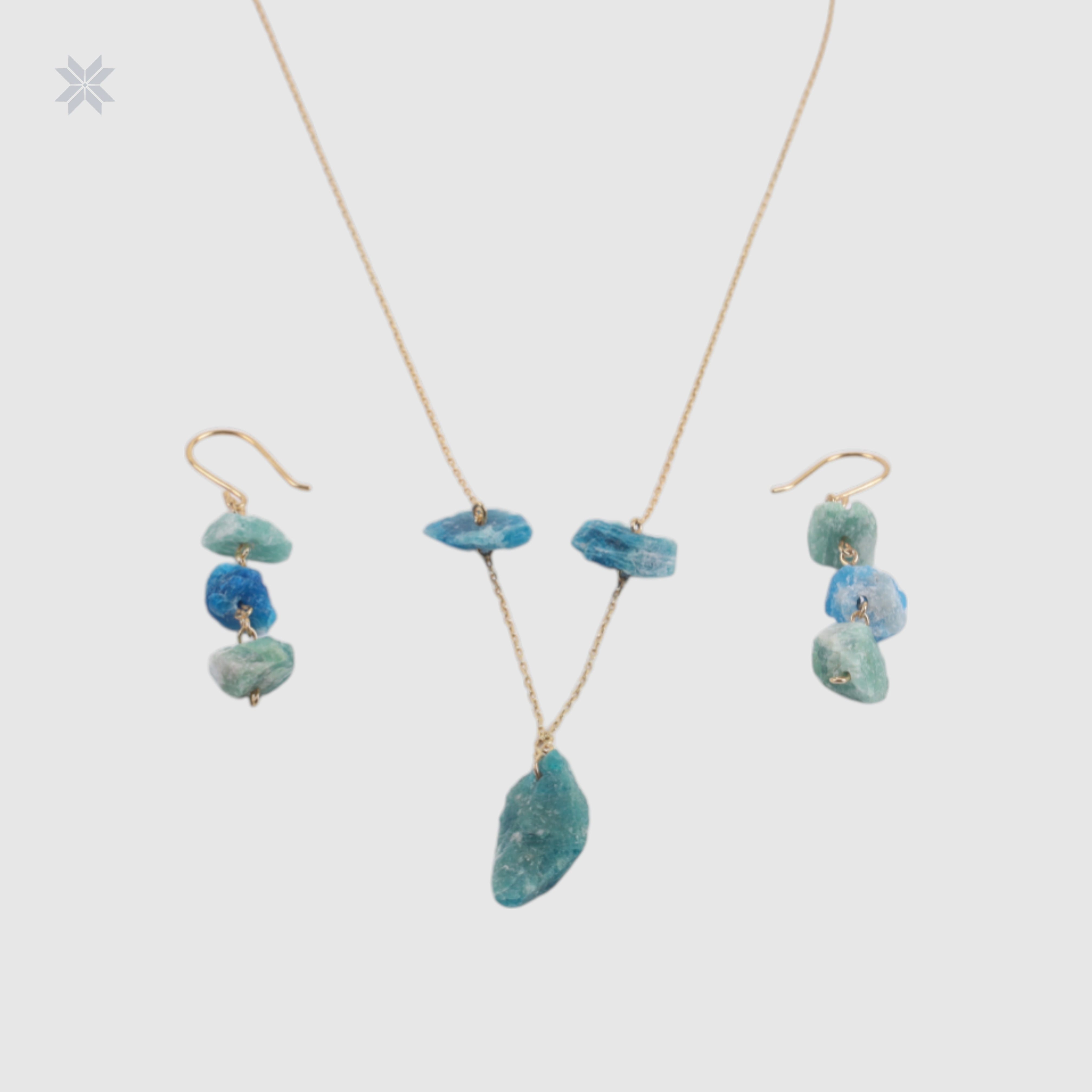 Rafah Collection  Women Necklace & Earrings Set