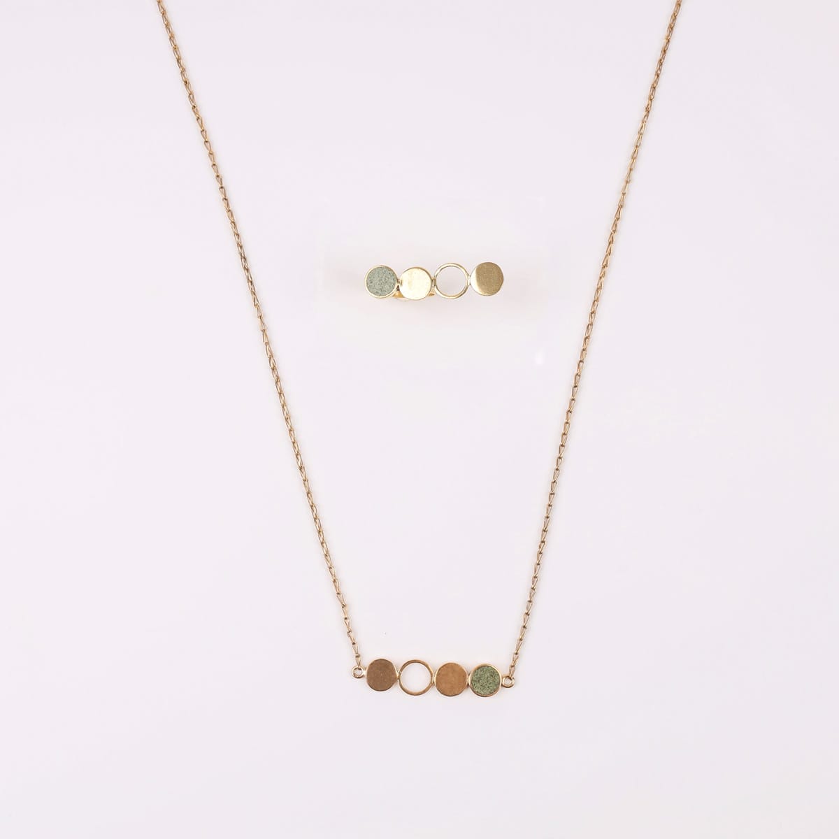Cirora Women Necklace & Ring Set