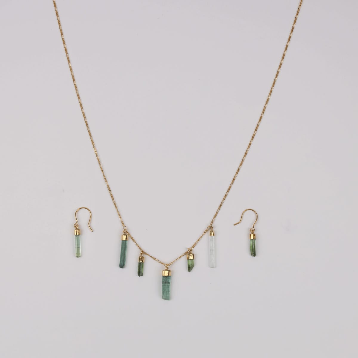 Prism Glow Women Necklace & Earrings Set