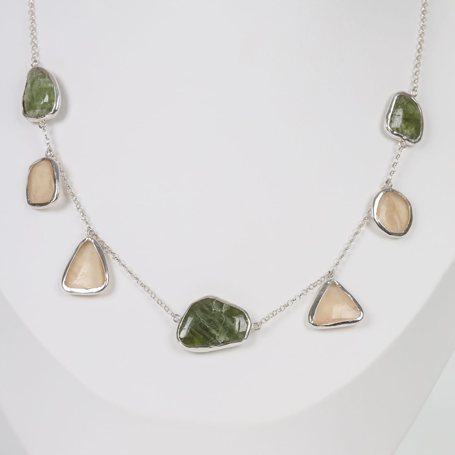 Quartz & Peridot Harmony Necklace