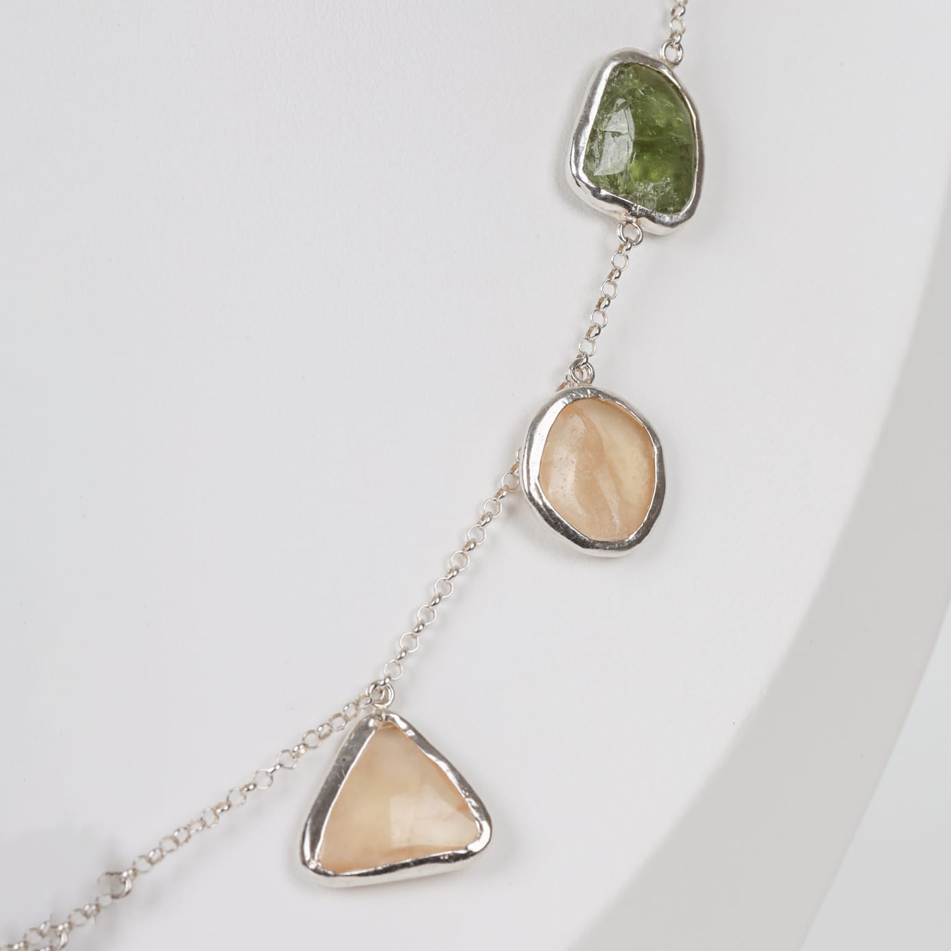 Quartz & Peridot Harmony Necklace