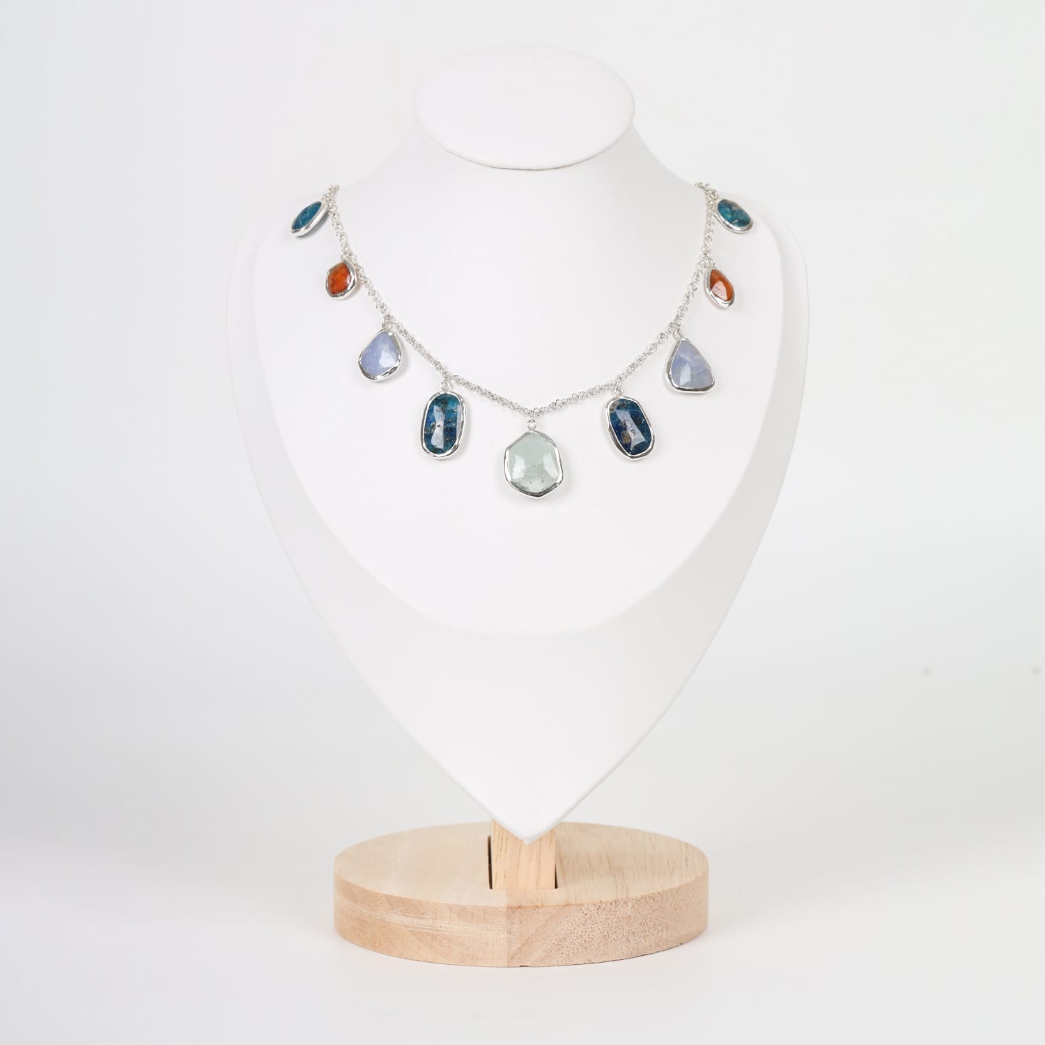 Afghan Gemstone Elegance Necklace