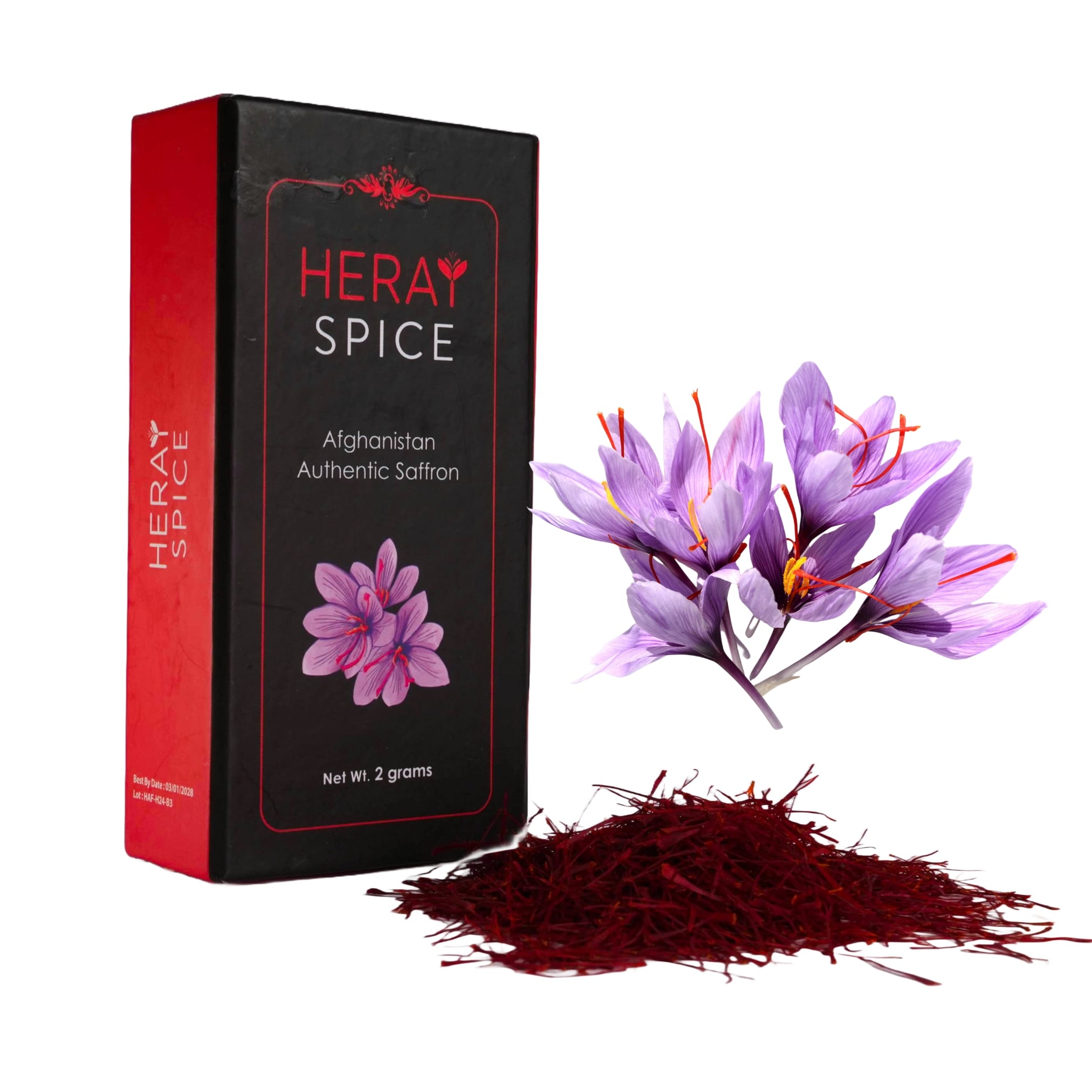 Pure Saffron Afghani (2g)– Negin Dark Red