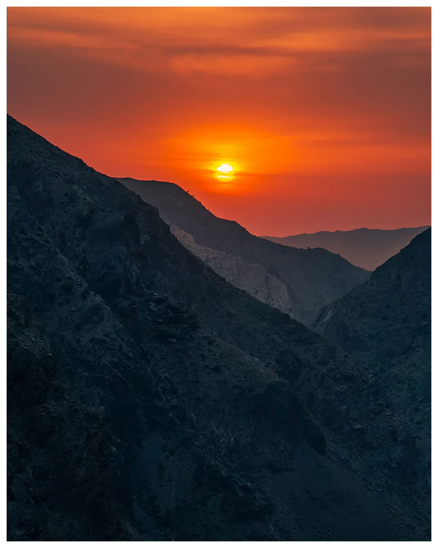 Sunrise over Mahy-Par Kabul | Photo by Zabih Habibi