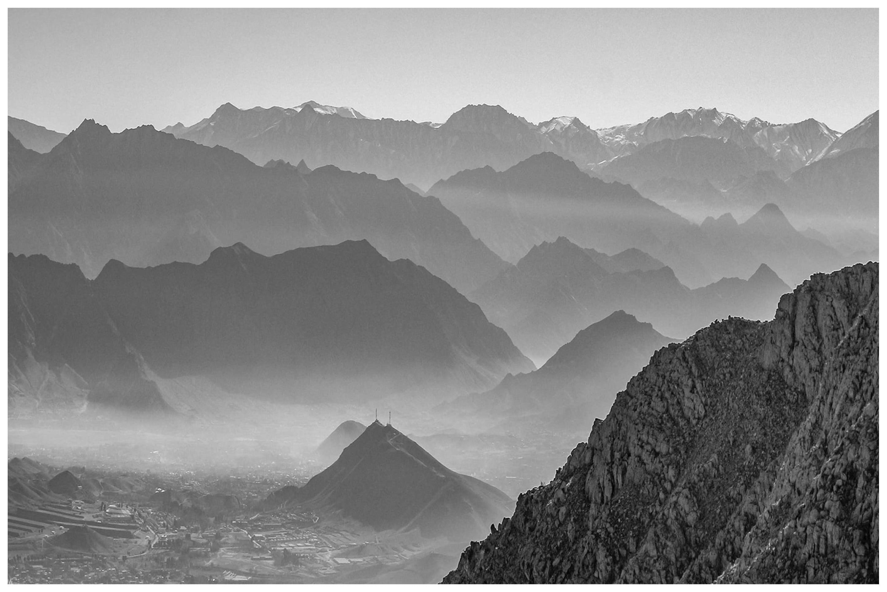 Foggy Morning Koh-e Qurugh Kabul