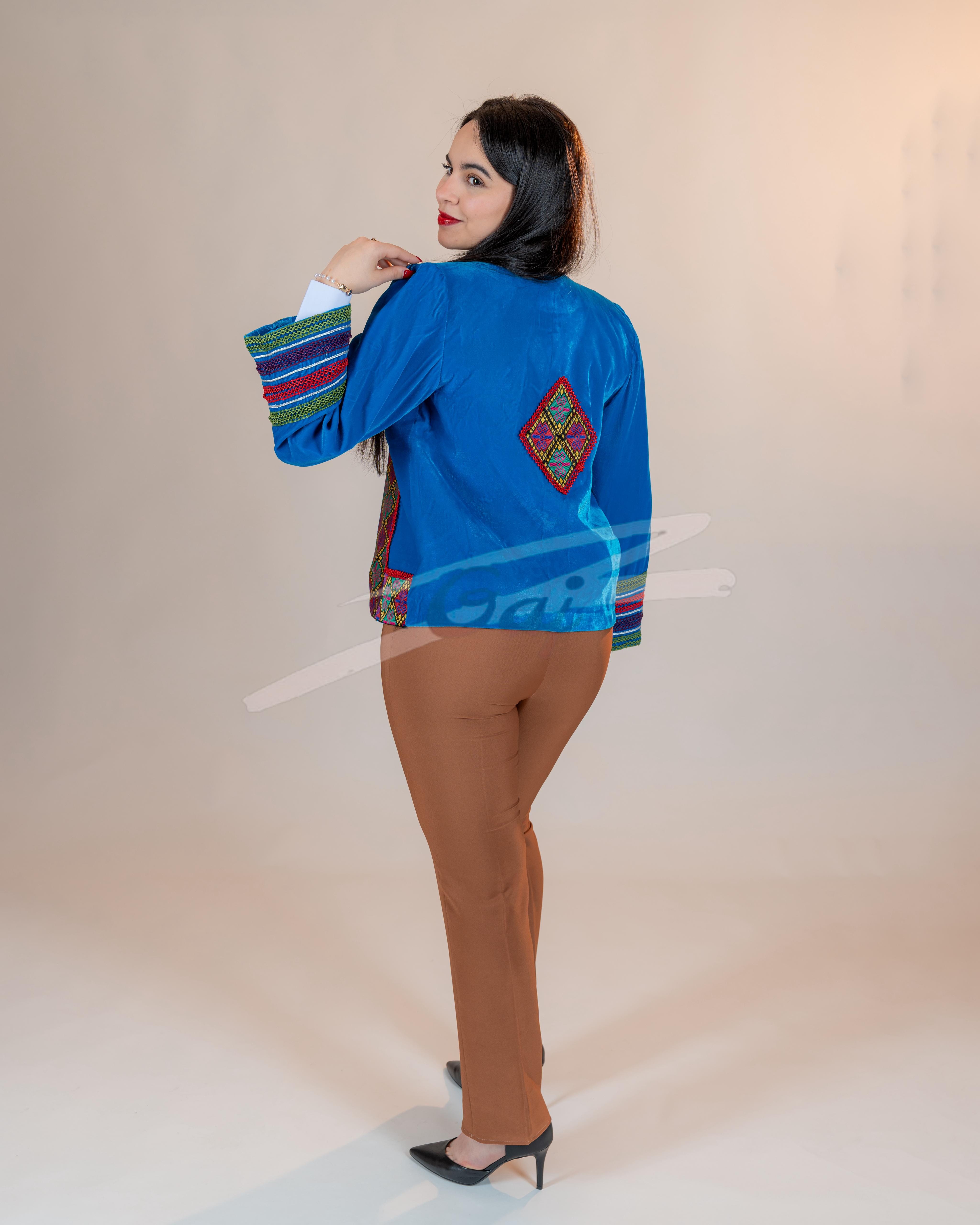 Elegant Velvet and  Cotton Suit Set