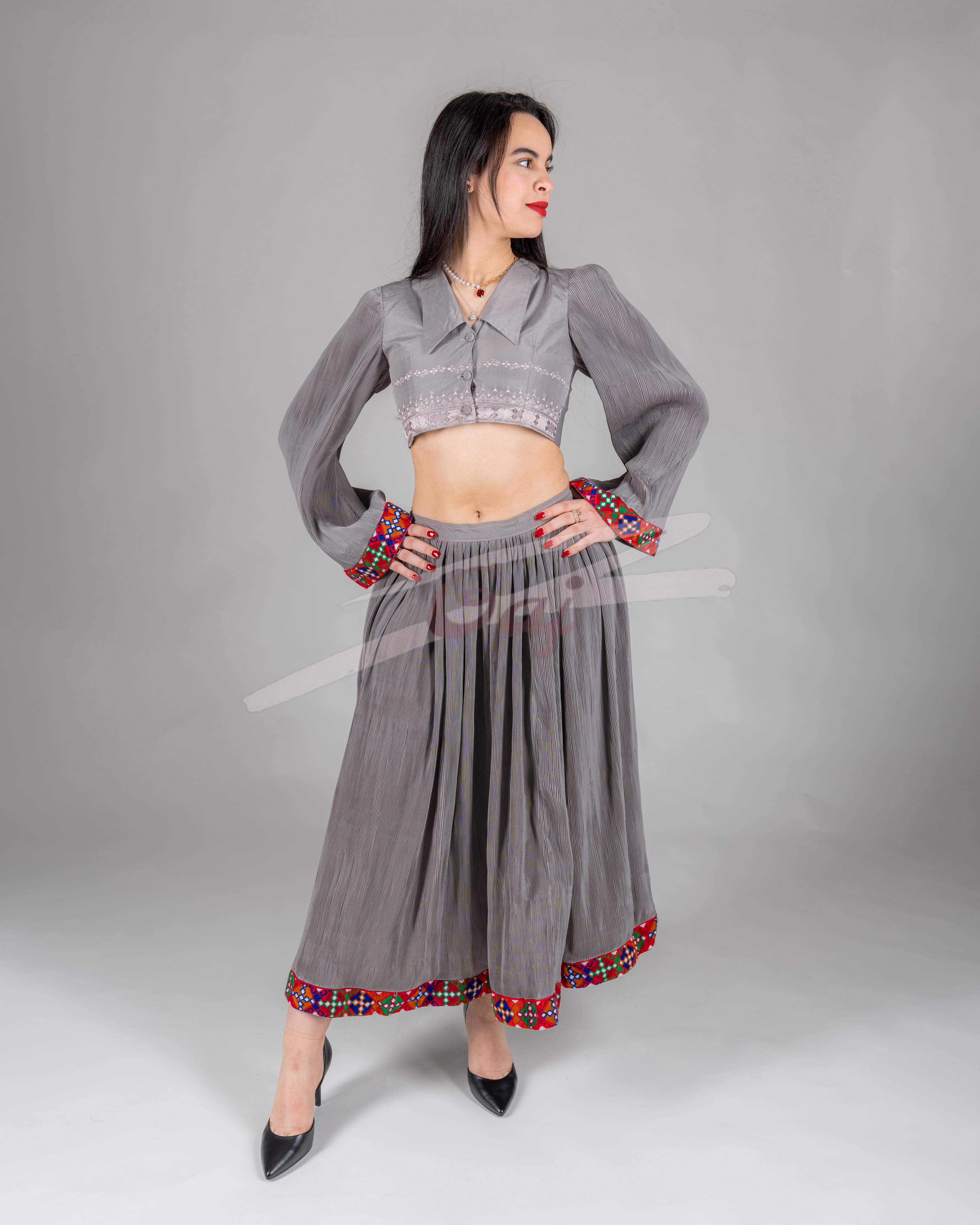 Kharib Top and Skirt Set Perfect for Celebrations and Parties