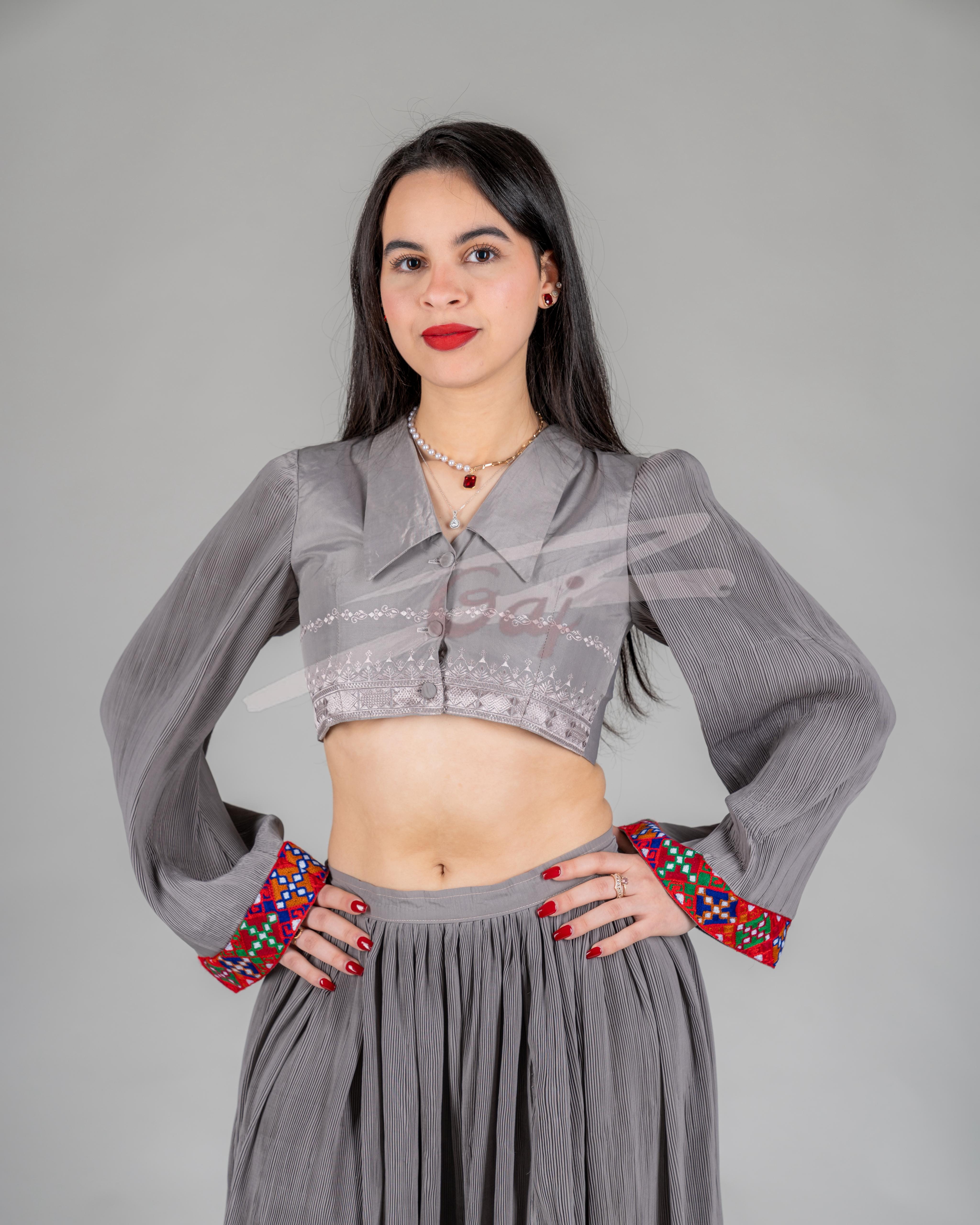 Kharib Top and Skirt Set Perfect for Celebrations and Parties