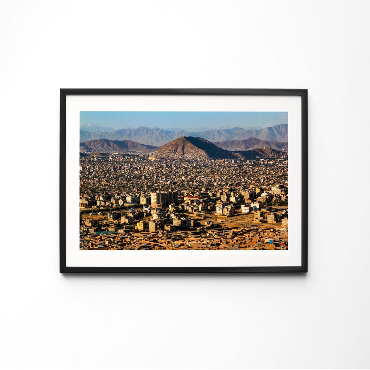 Kabul City from Above Landscape Photo