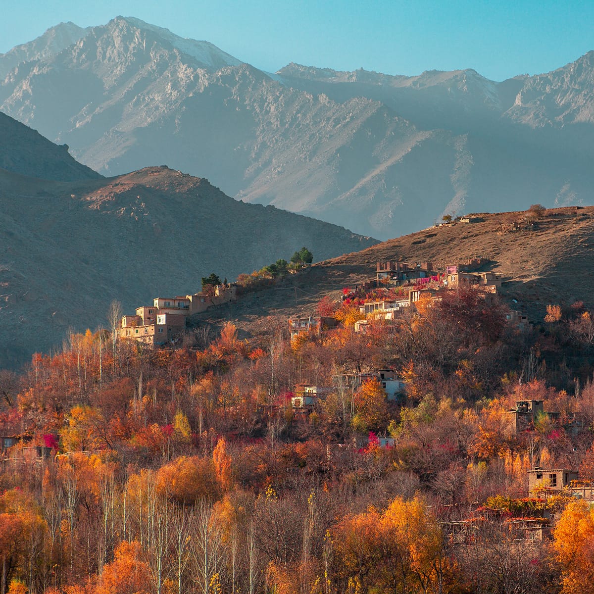 Kabul City Estalif Village A Peaceful Glimpse