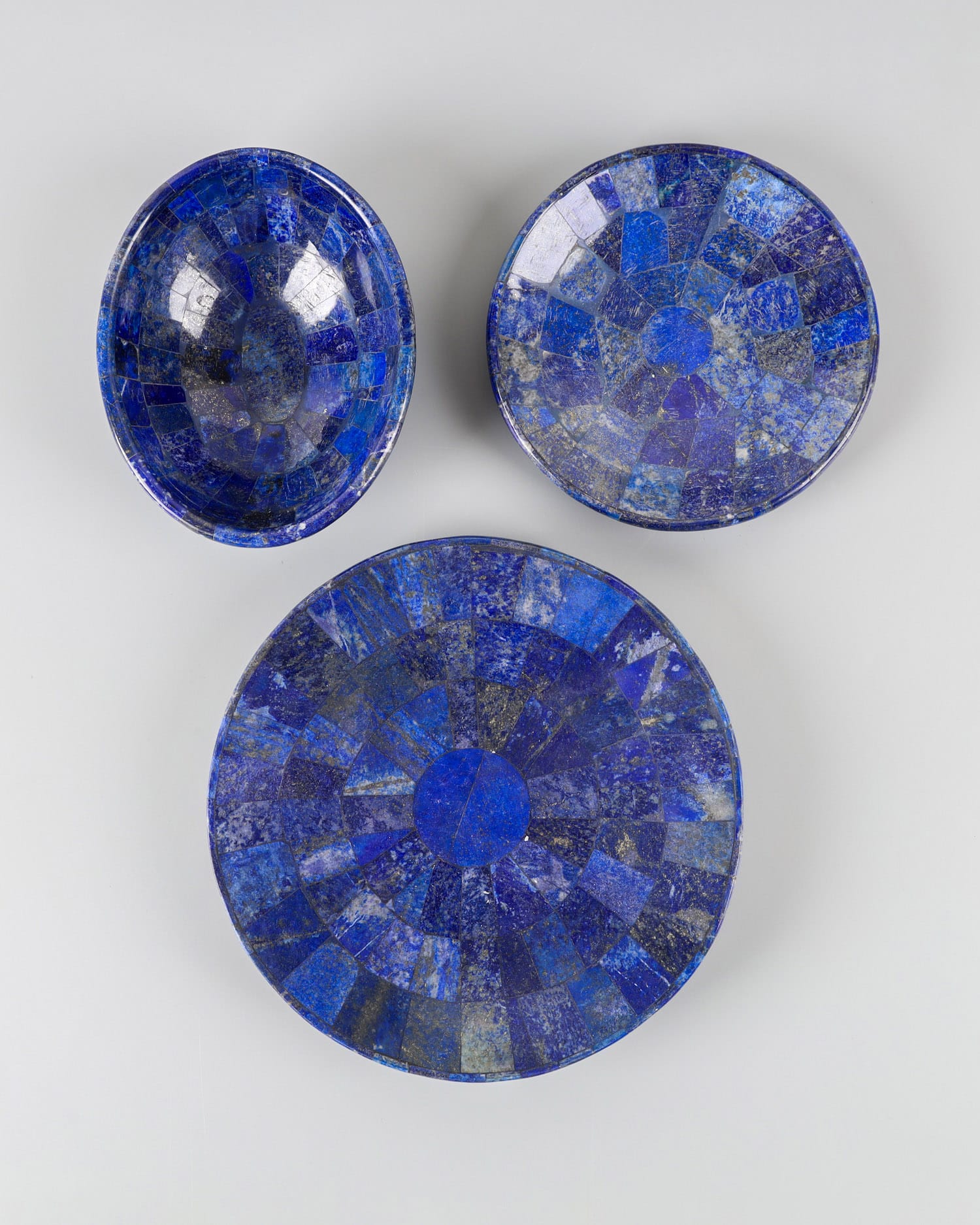 Lapis Lazuli Decorative Bowl and Ghur (Kashkul) Set Plate