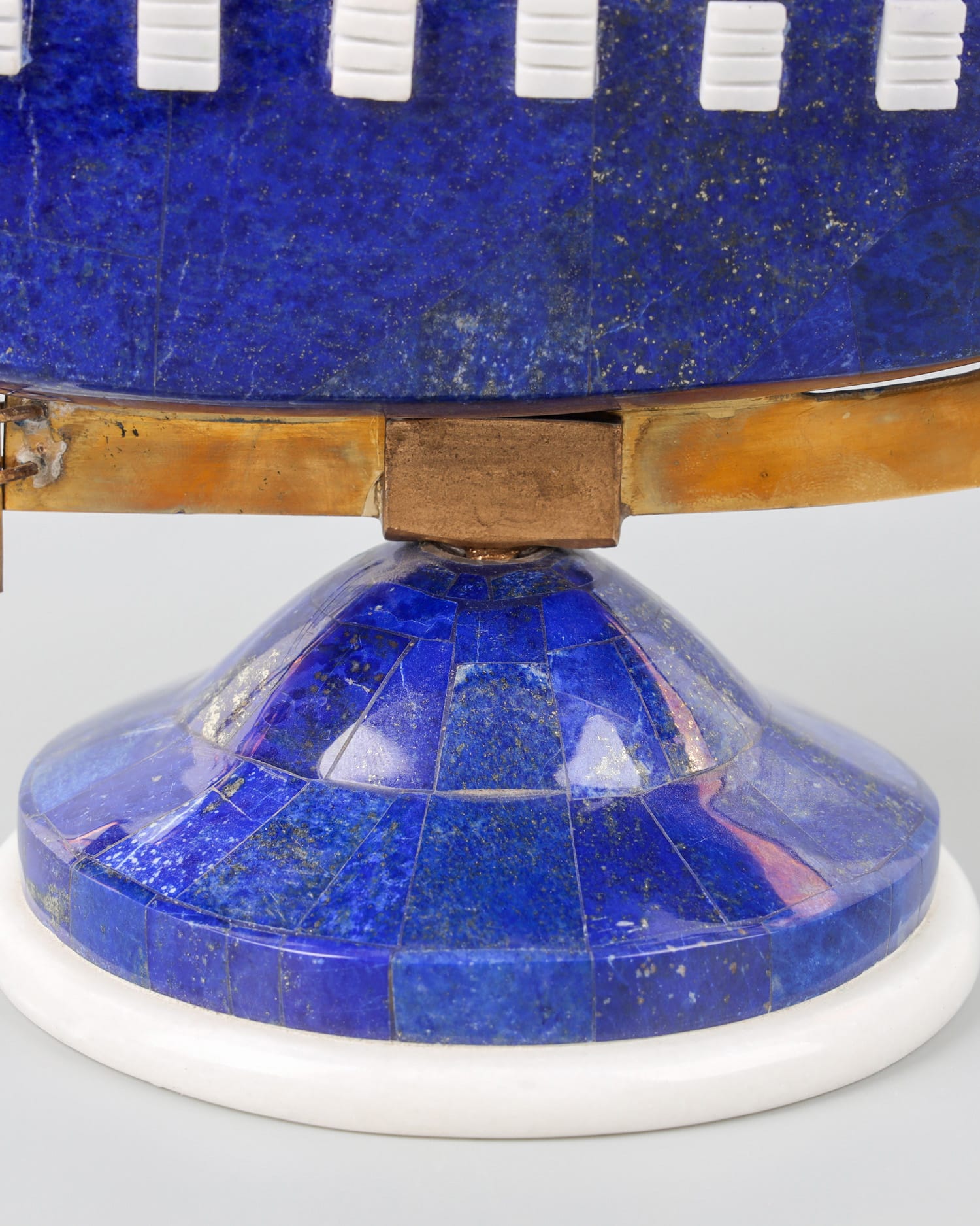 Lapis Lazuli Ship Model Decorative