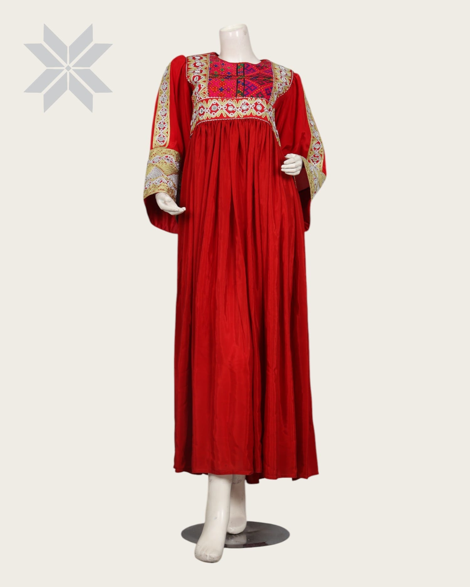 Ruby Afghan Women Embroidered Dress