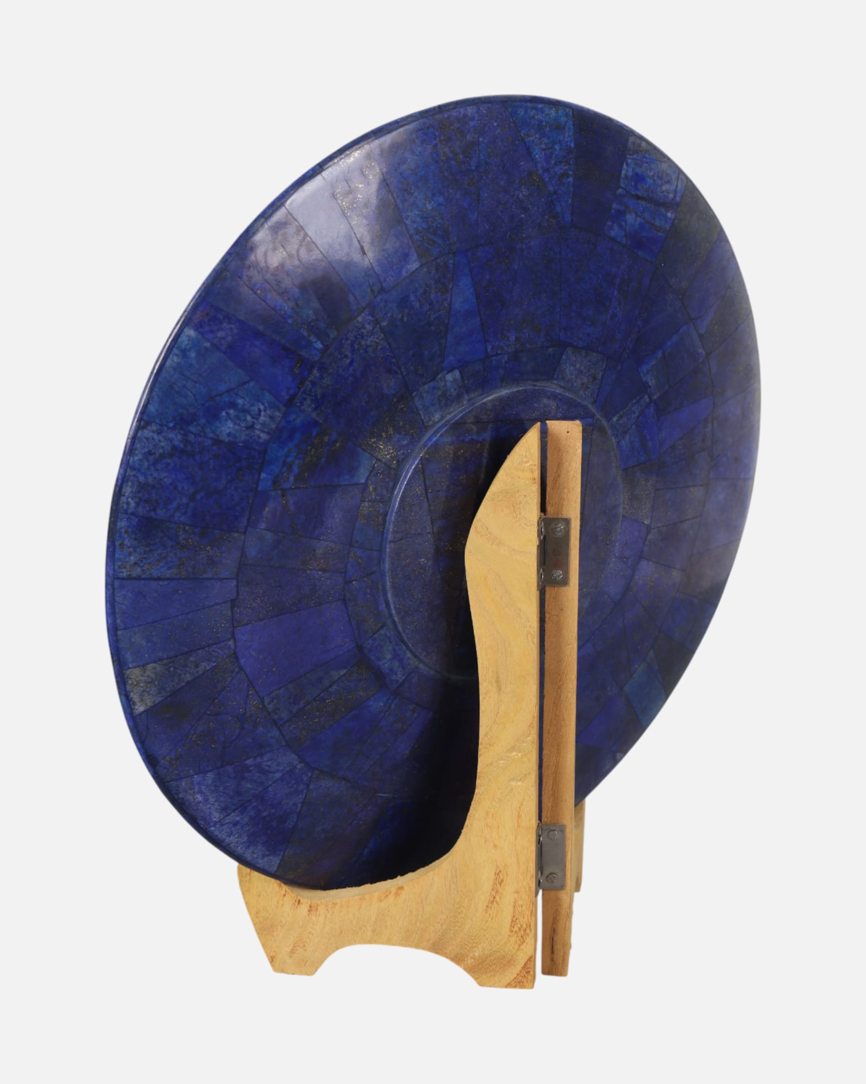 Afghanistan Map Lapis Lazuli Plate | Handcrafted Decorative Plate
