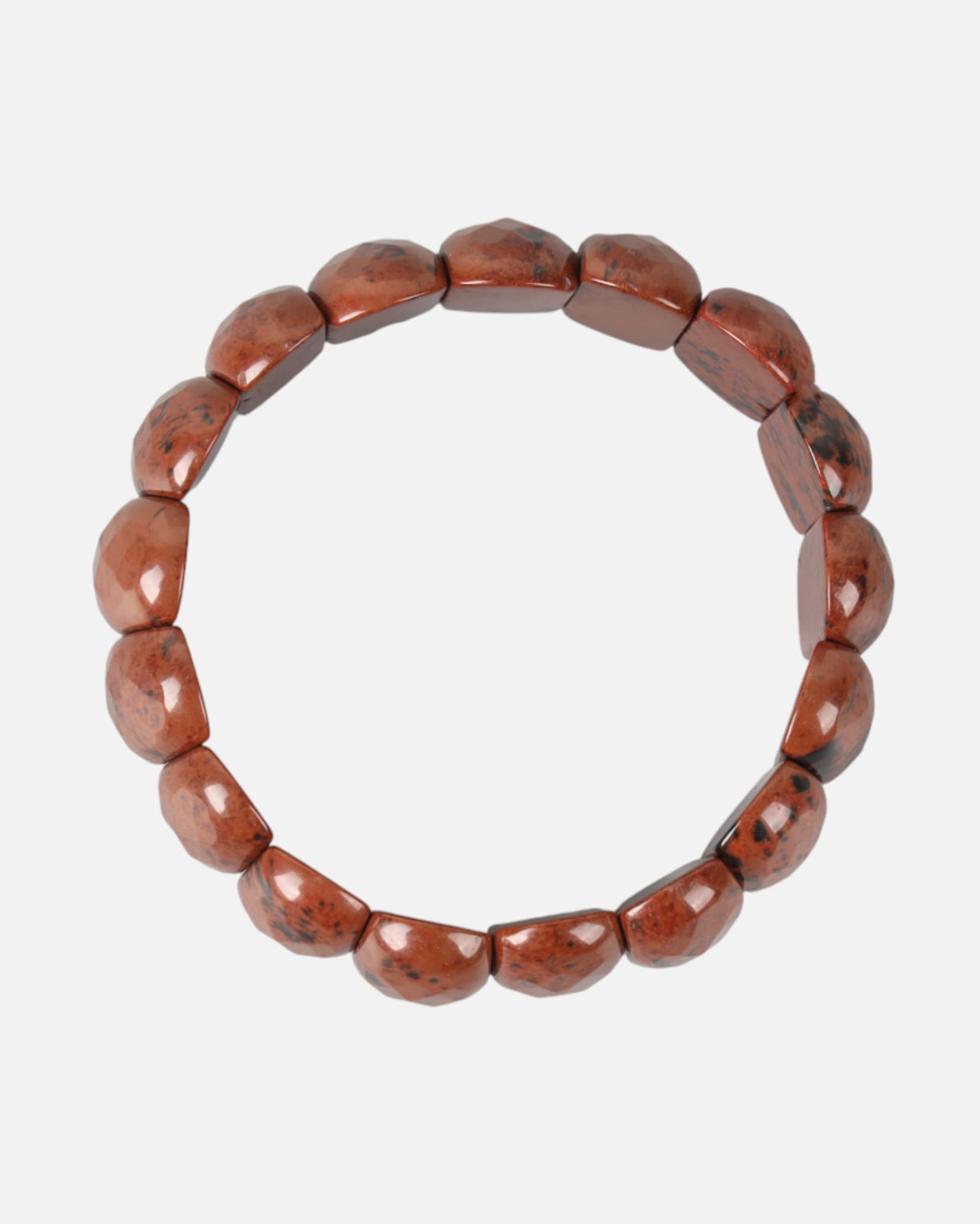 Handcrafted Agate Bracelet | Red Camel Agate Stone