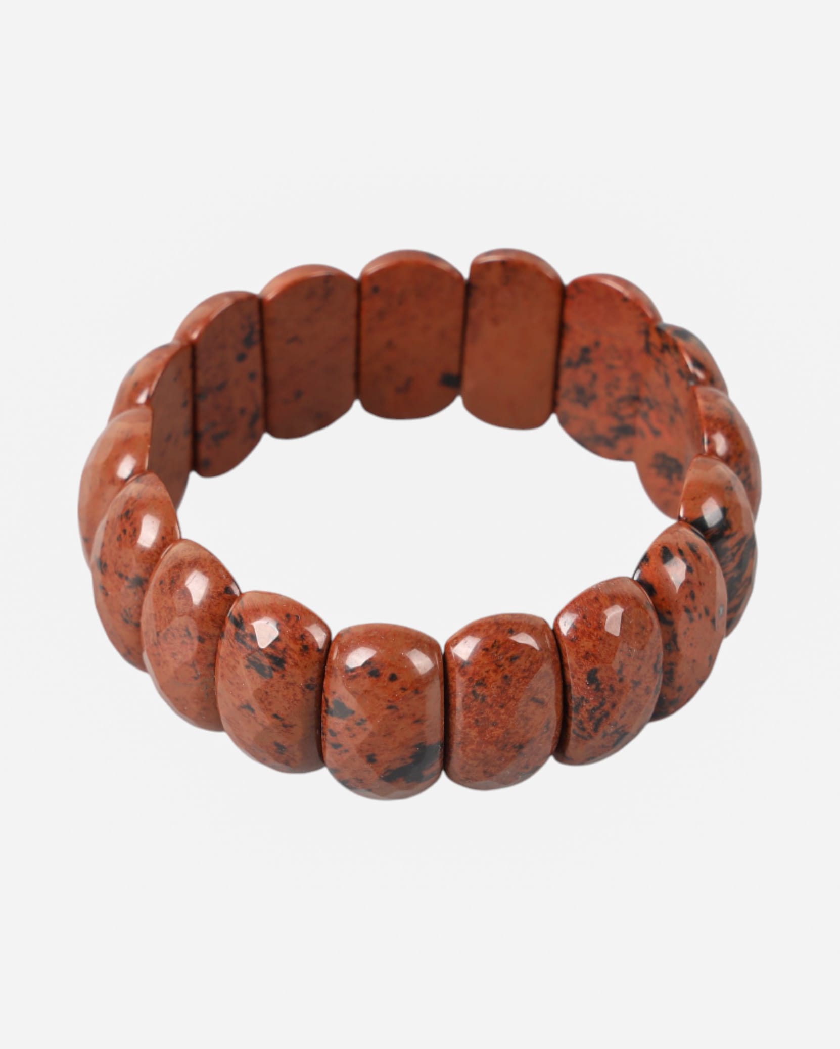 Handcrafted Agate Bracelet | Red Camel Agate Stone
