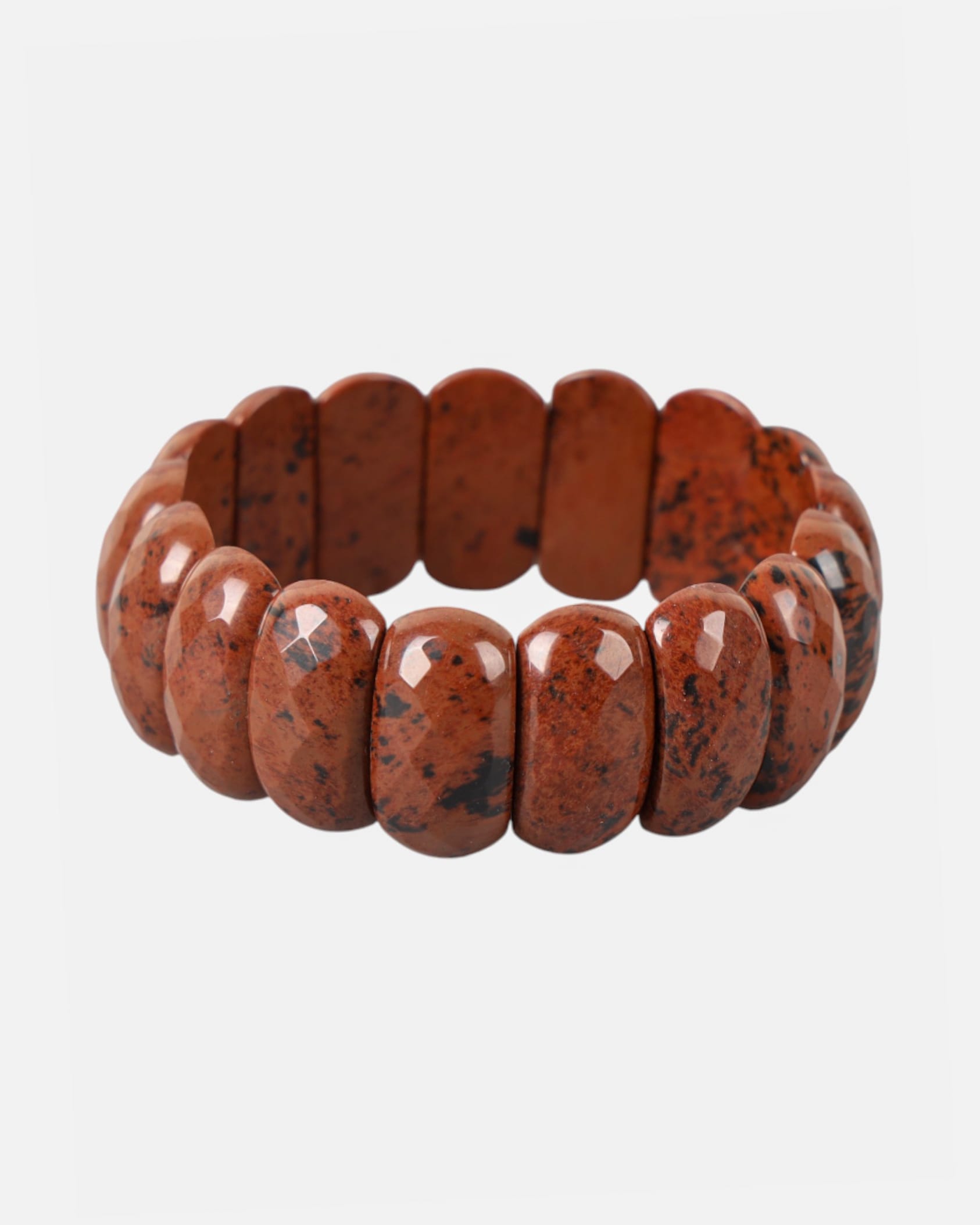 Handcrafted Agate Bracelet | Red Camel Agate Stone
