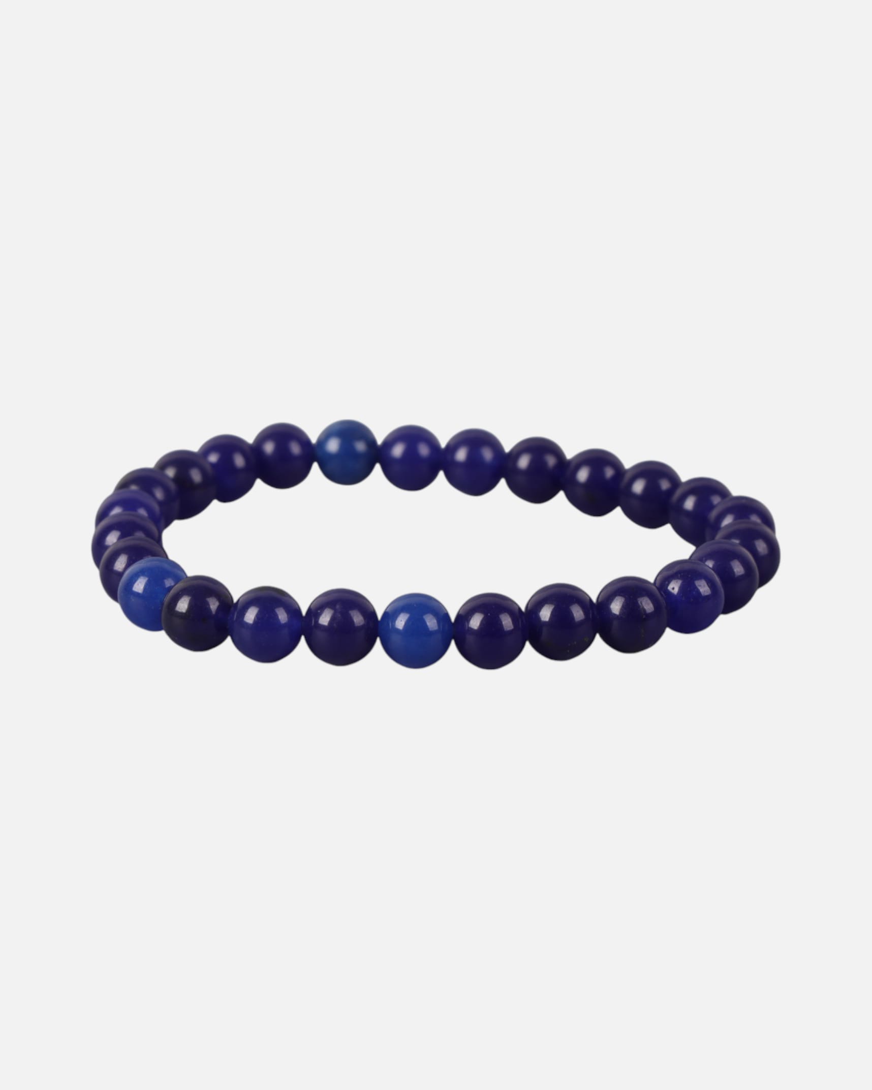 Blue Agate Bracelet | Handcrafted Gemstone Bracelet