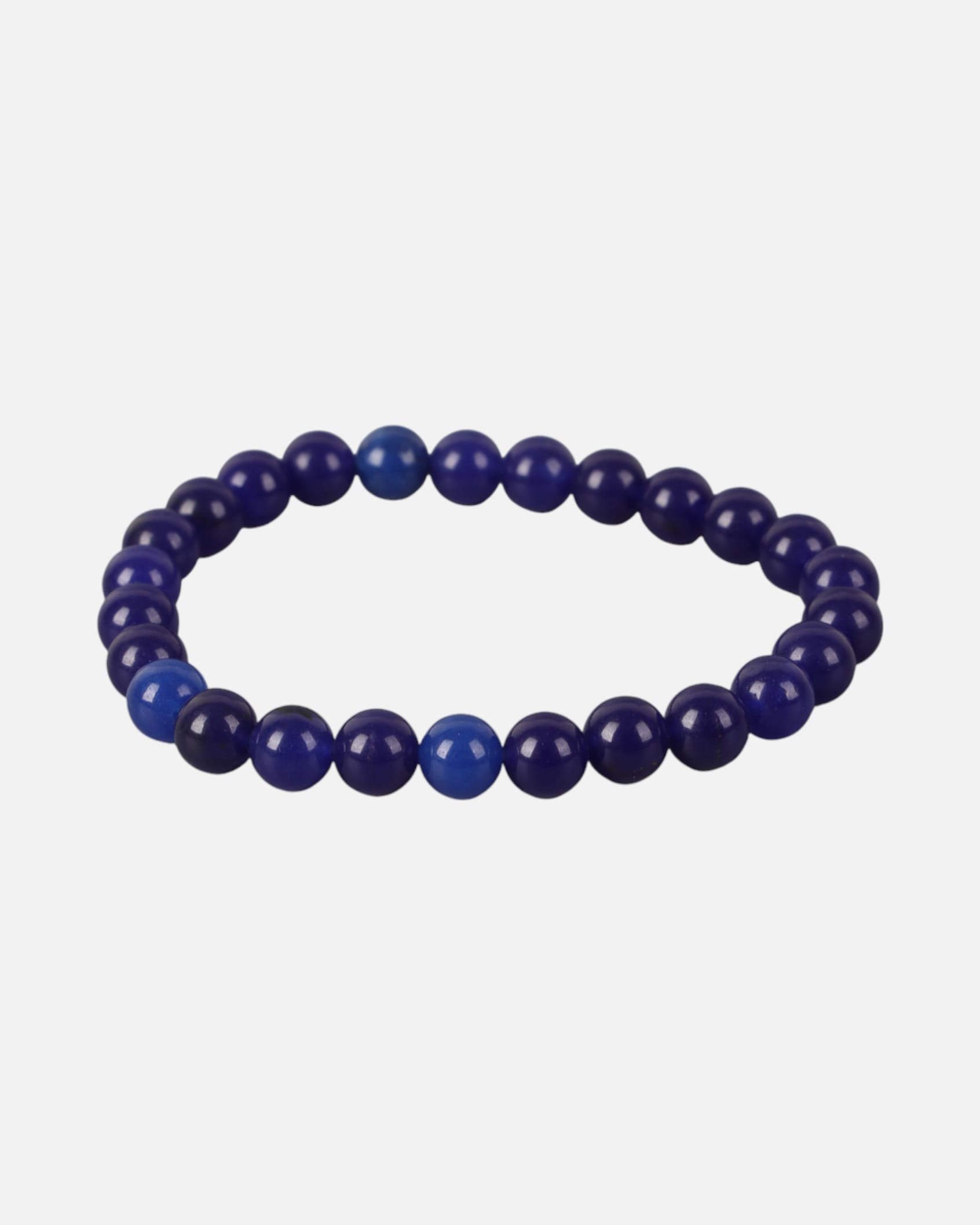 Blue Agate Bracelet | Handcrafted Gemstone Bracelet