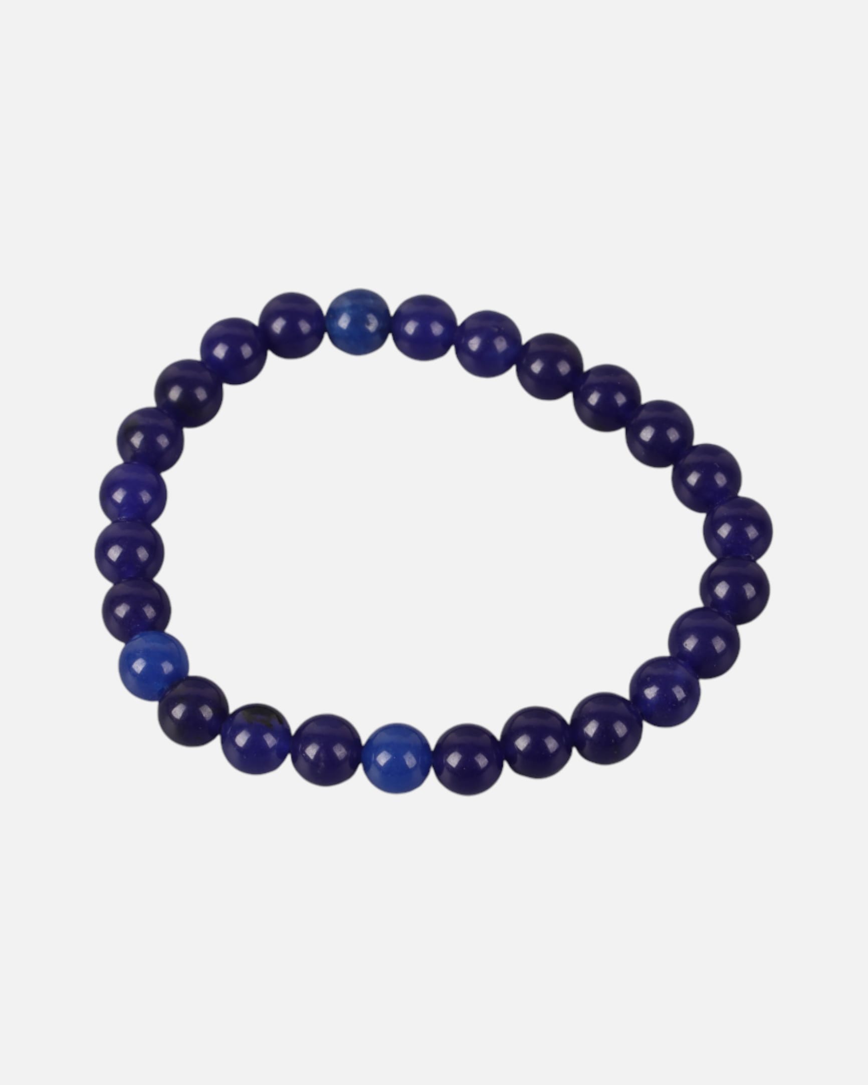 Blue Agate Bracelet | Handcrafted Gemstone Bracelet