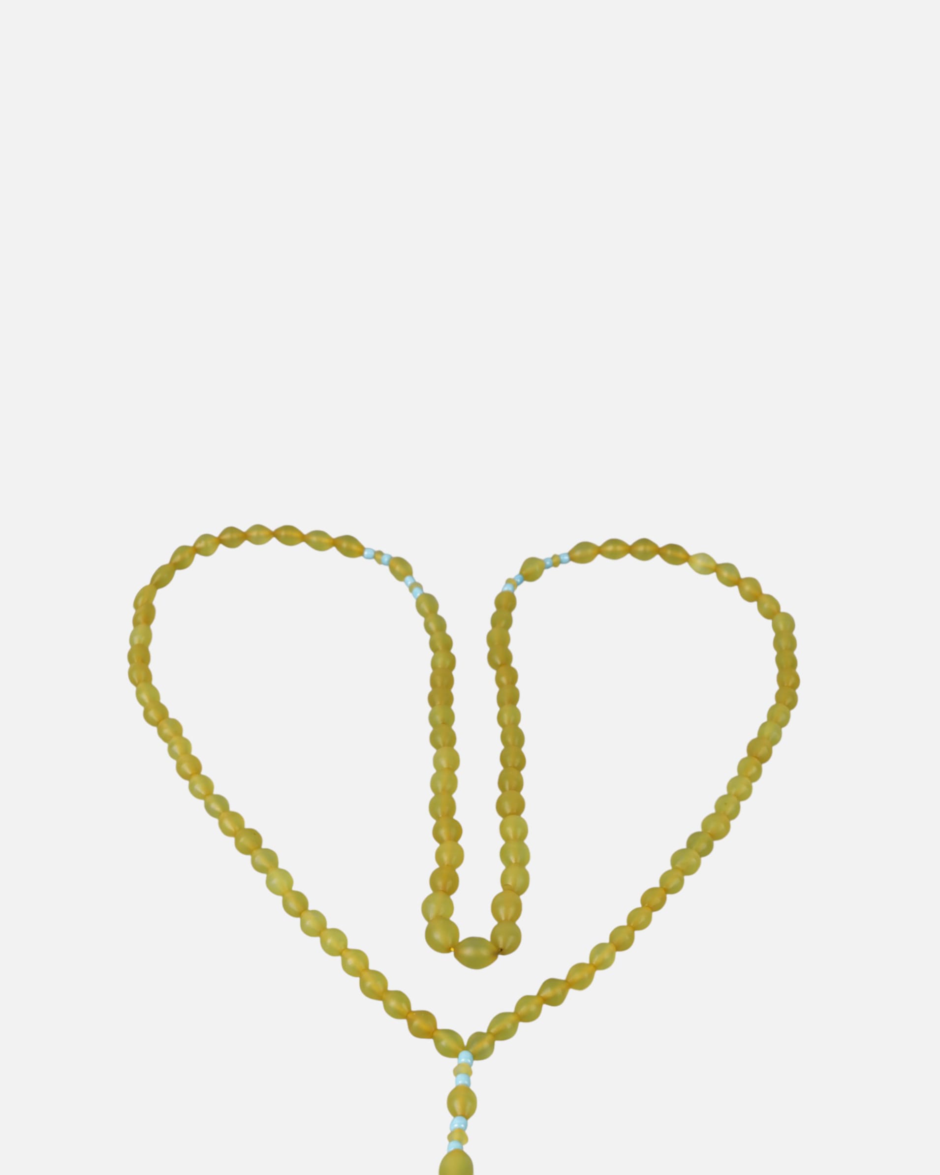 Shamquds Prayer Beads | Handmade Yellow Tassel