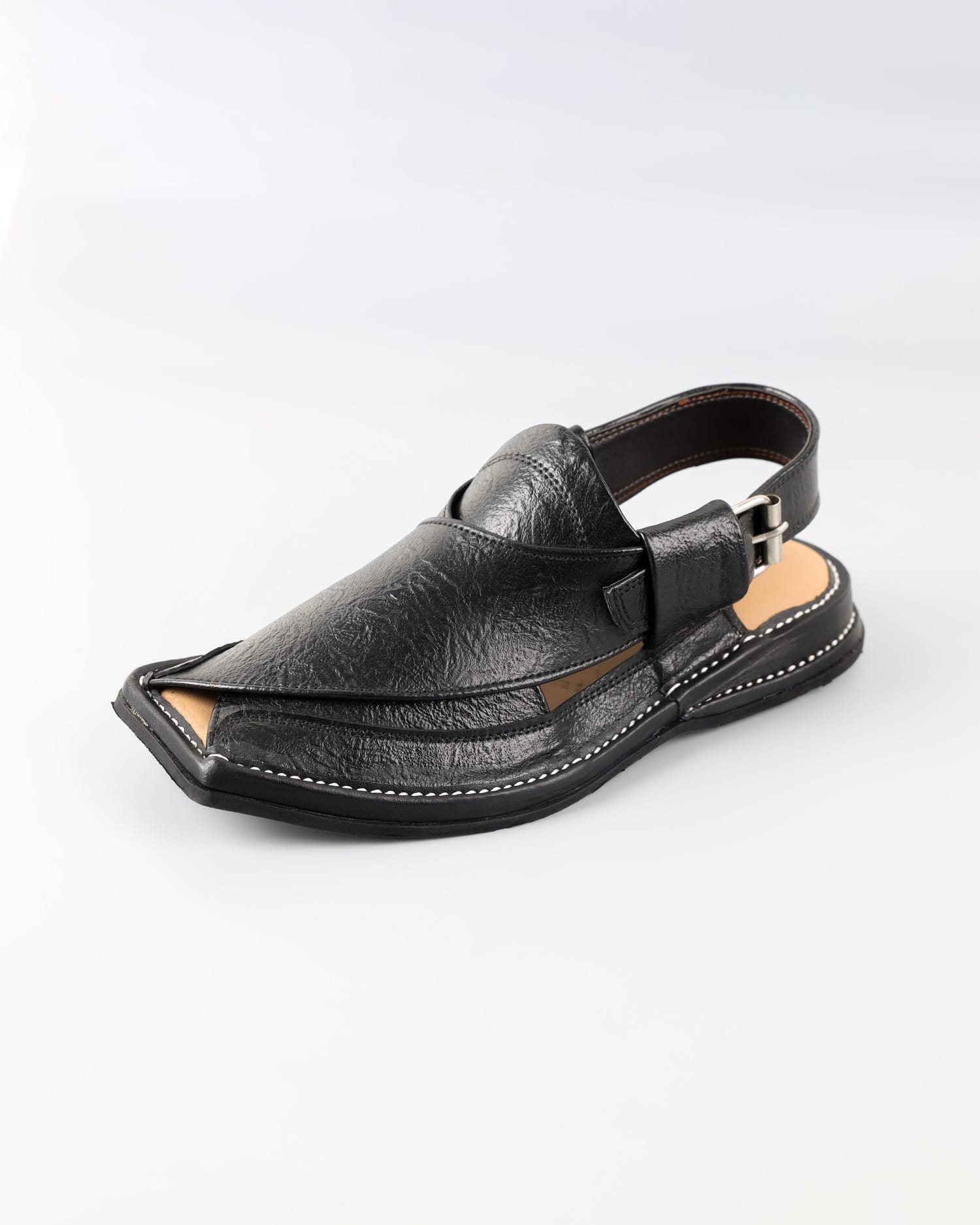 Sandals Charsadda style Leather Chappal | Handmade High Korn Leather chapal