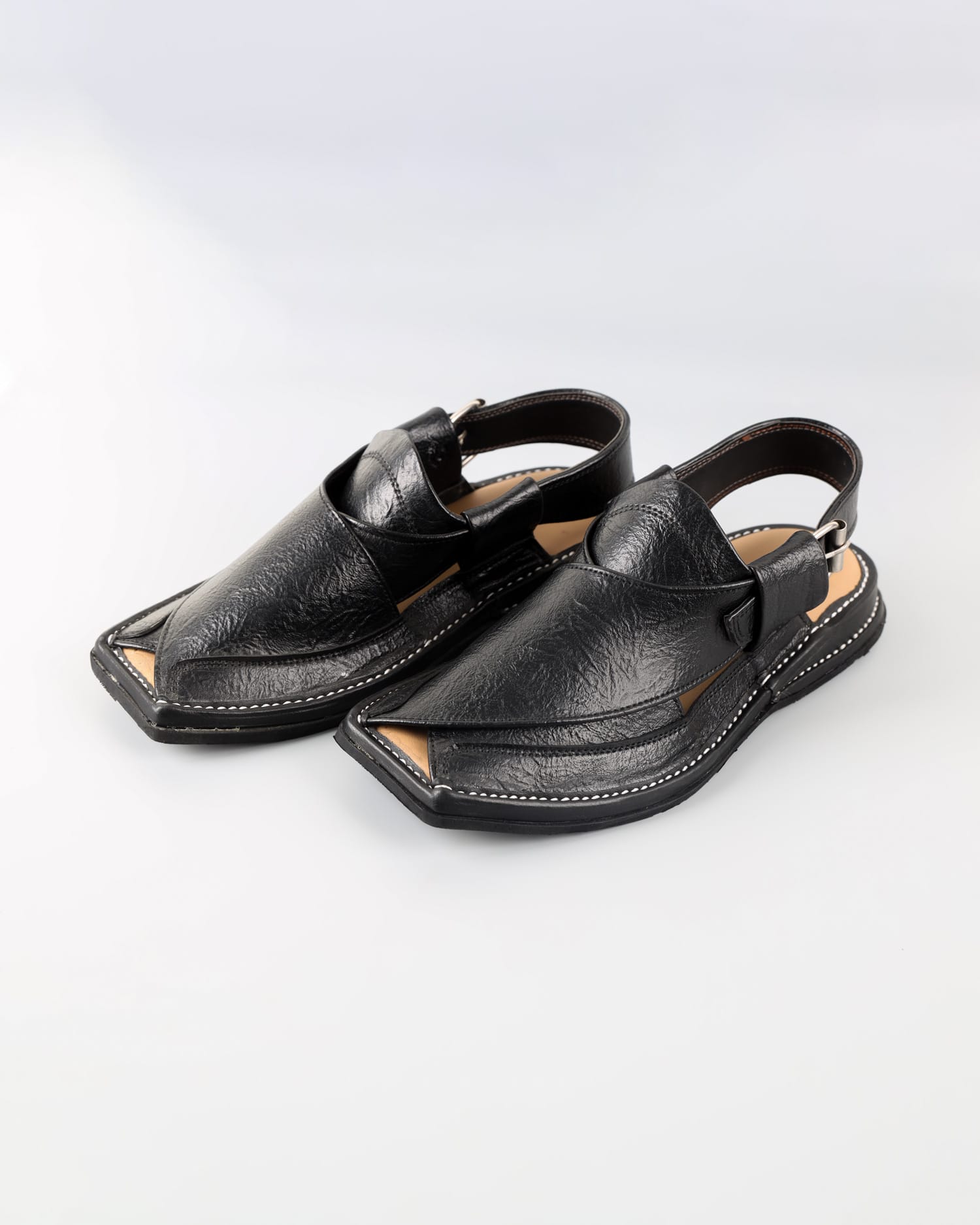 Sandals Charsadda style Leather Chappal | Handmade High Korn Leather chapal