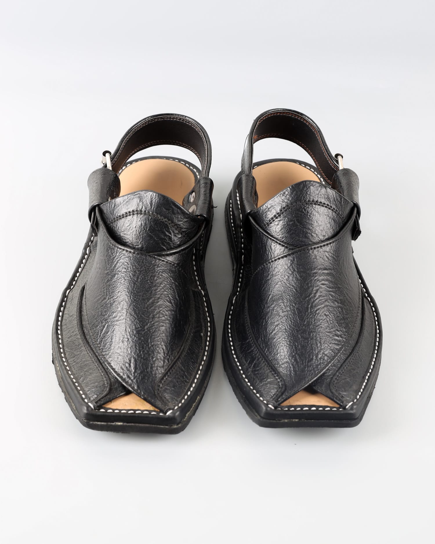 Sandals Charsadda style Leather Chappal | Handmade High Korn Leather chapal