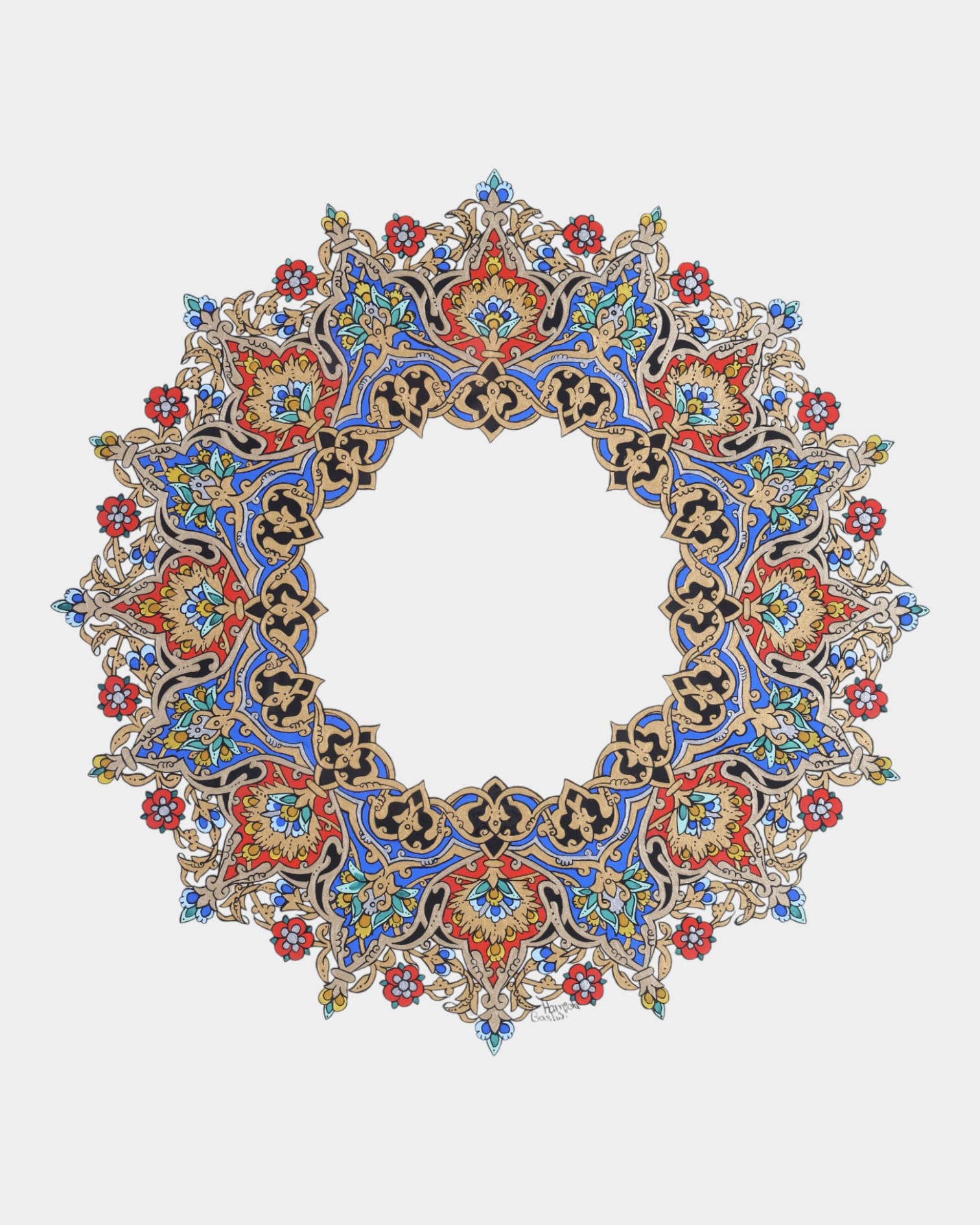 Minatori Wooden Frame Artwork | Traditional Handcrafted Art | 40 x 56 cm