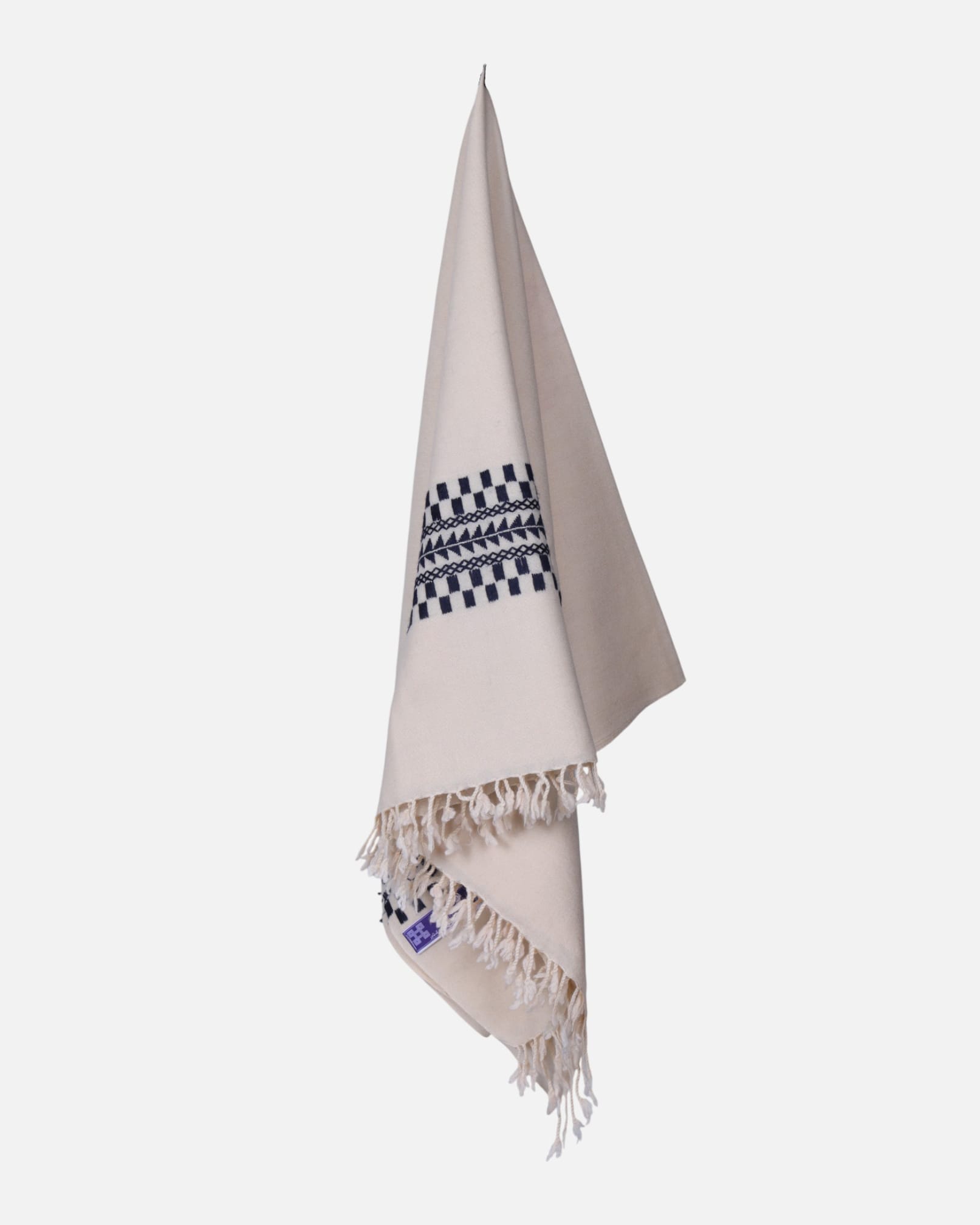 Handwoven Wool Shawl for Men | Traditional Afghan Shalani with Embroidery