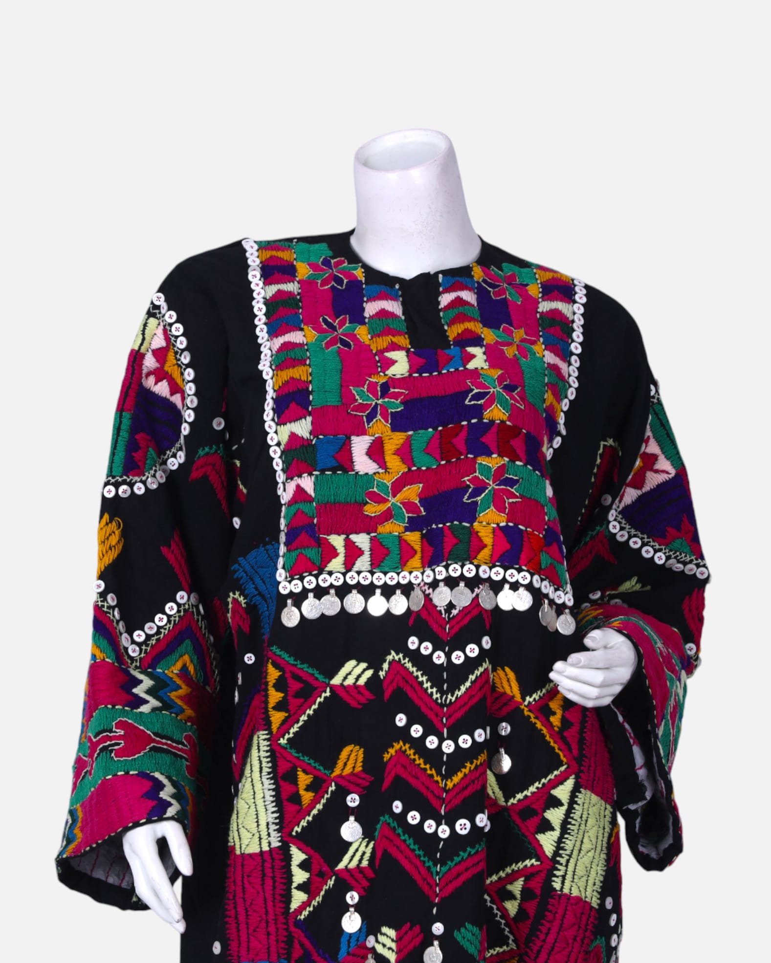 Pirana Handcrafted Embroidered Dress | Traditional Afghan Cotton Dress