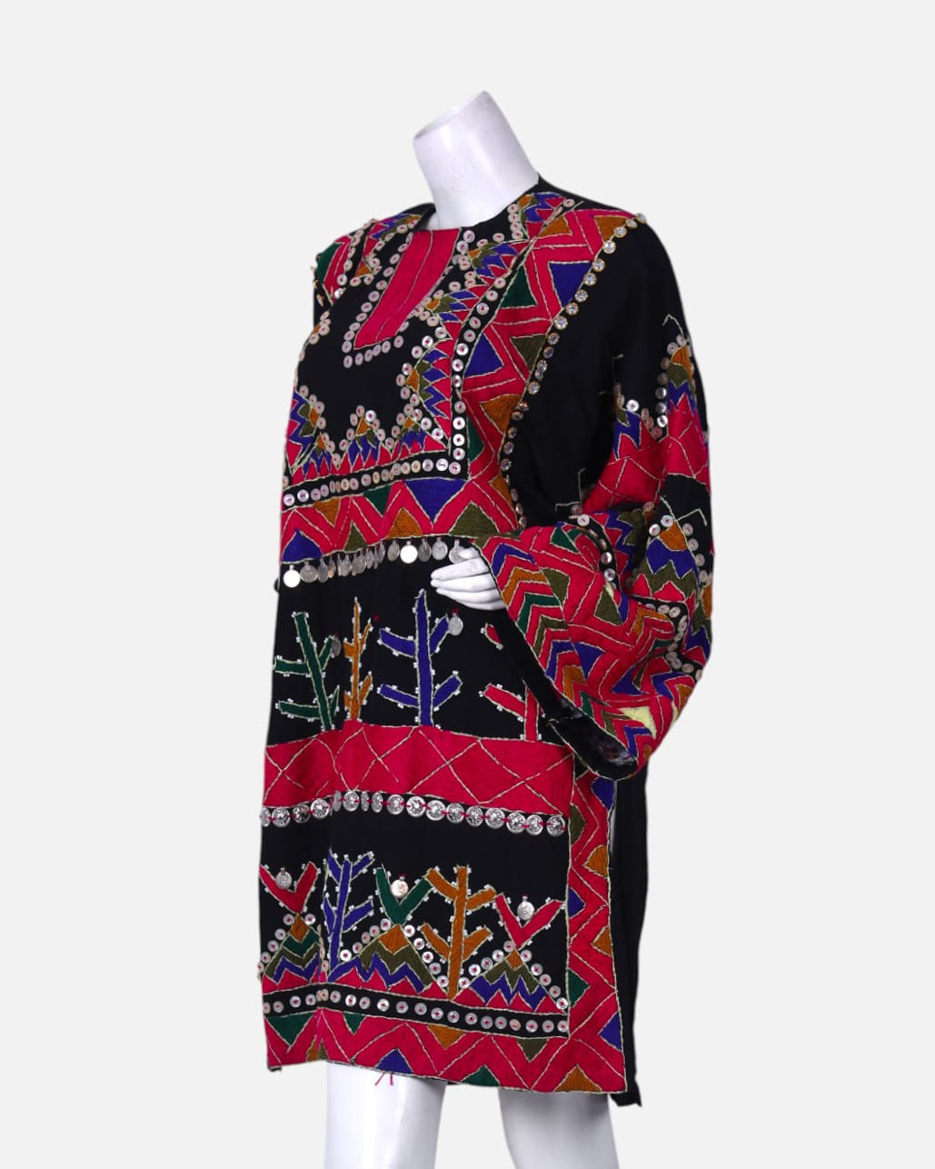 Pirani Dress | Handcrafted Afghan Cotton Embroidered Dress