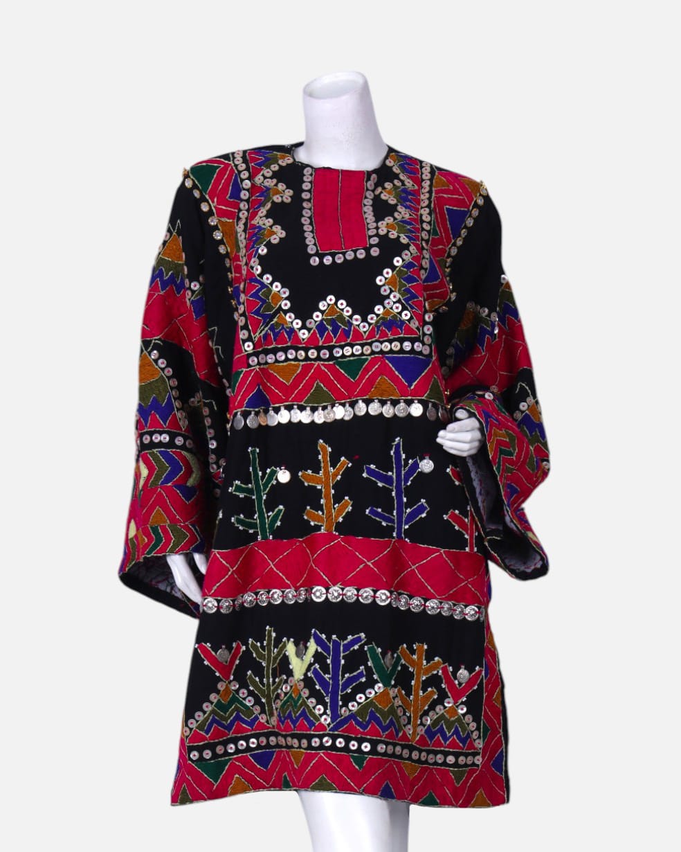 Pirani Dress | Handcrafted Afghan Cotton Embroidered Dress
