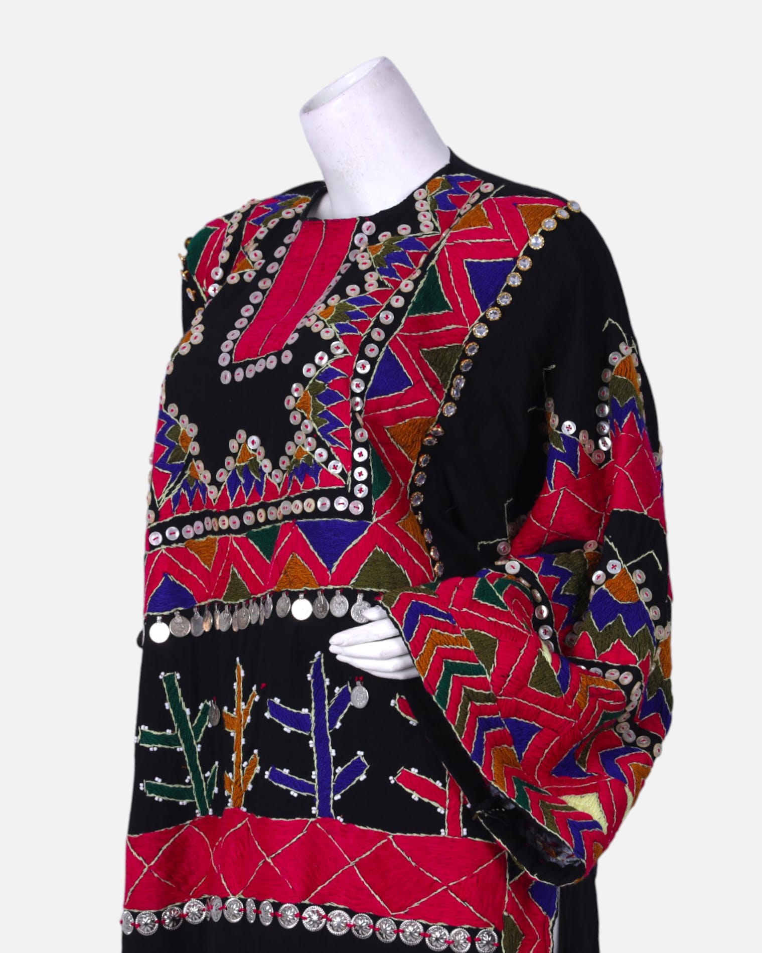 Pirani Dress | Handcrafted Afghan Cotton Embroidered Dress