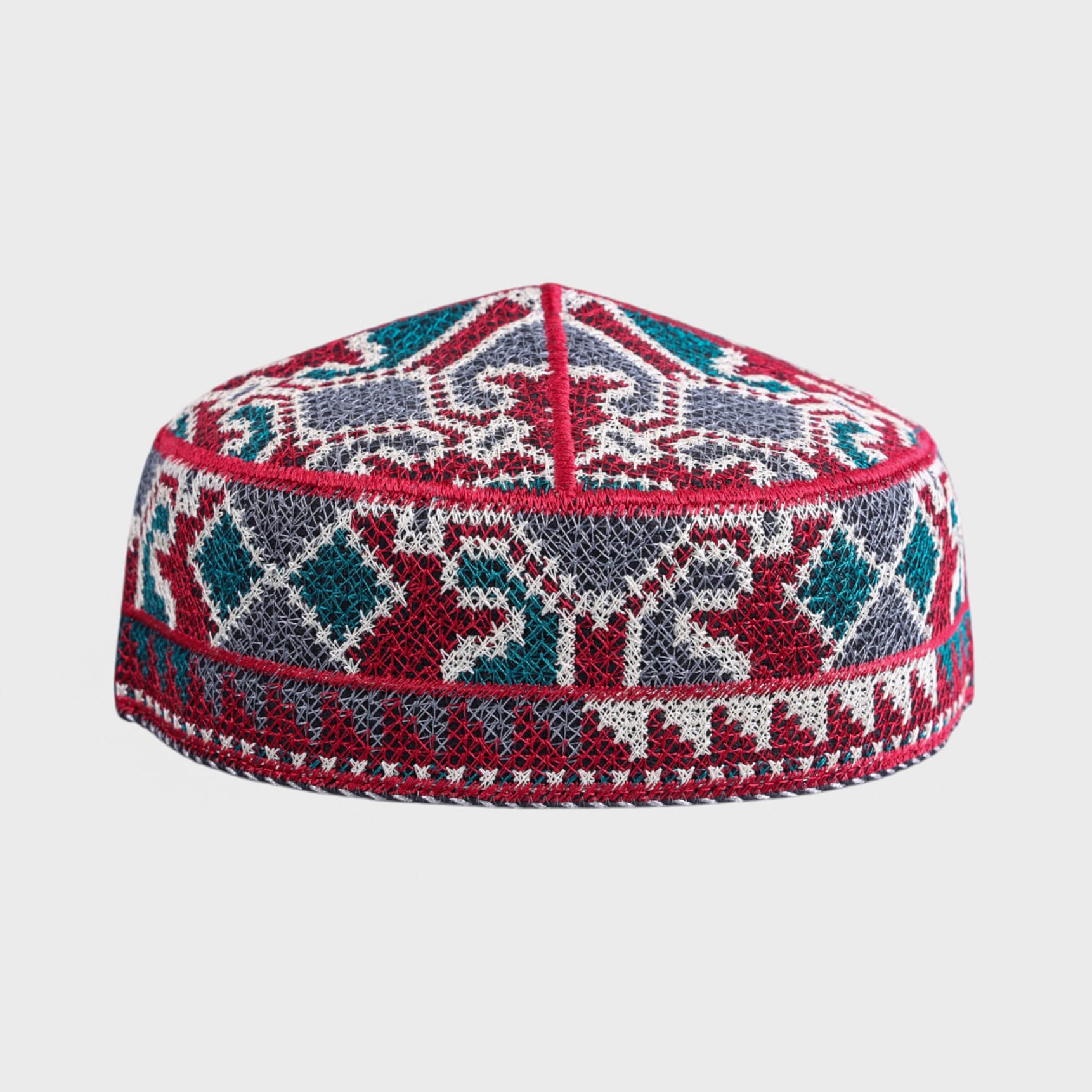 Afghan Cap Woolen Embroidered Cap | Handmade