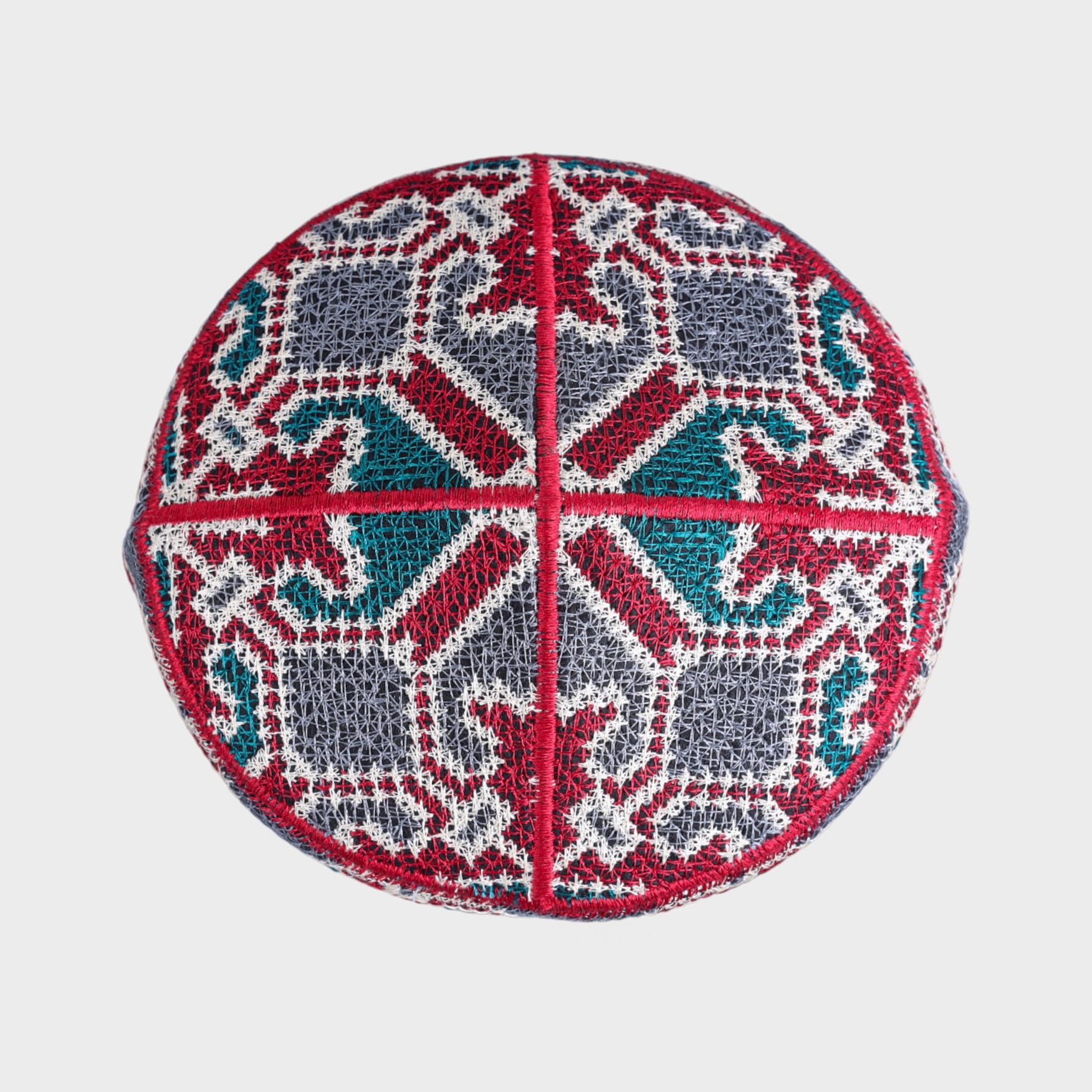 Afghan Cap Woolen Embroidered Cap | Handmade