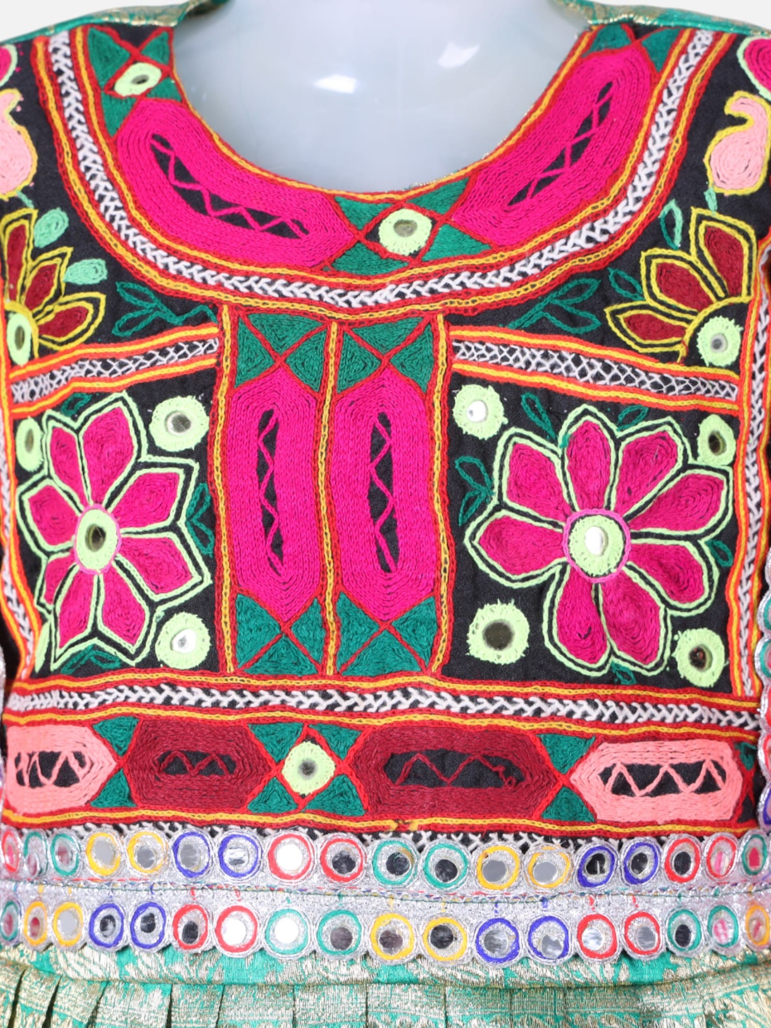 Traditional Afghan Gand Dress | Handcrafted Embroidered Dress