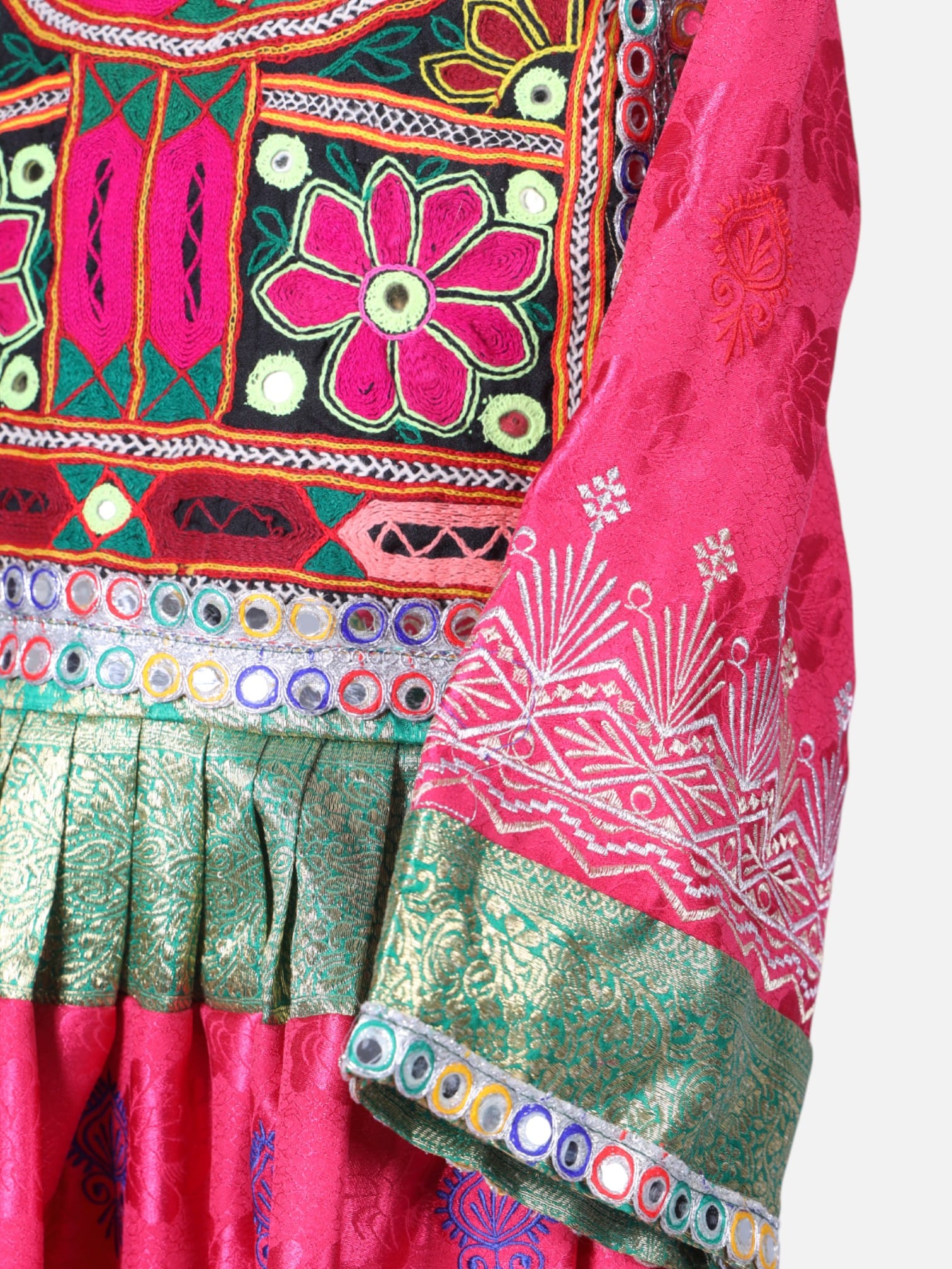 Traditional Afghan Gand Dress | Handcrafted Embroidered Dress