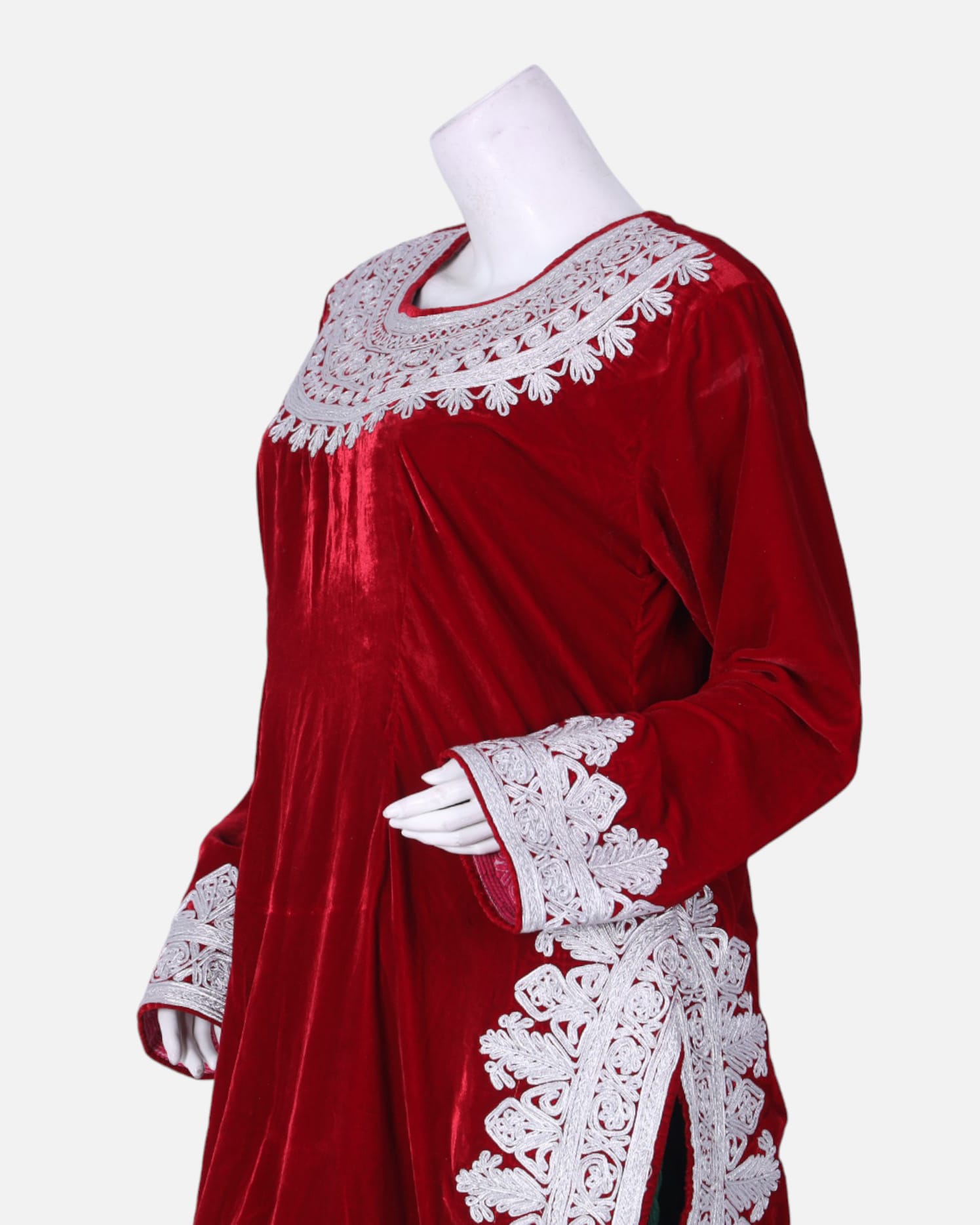 Punjabi Gand | 2pc Traditional Afghan Embroidered Dress
