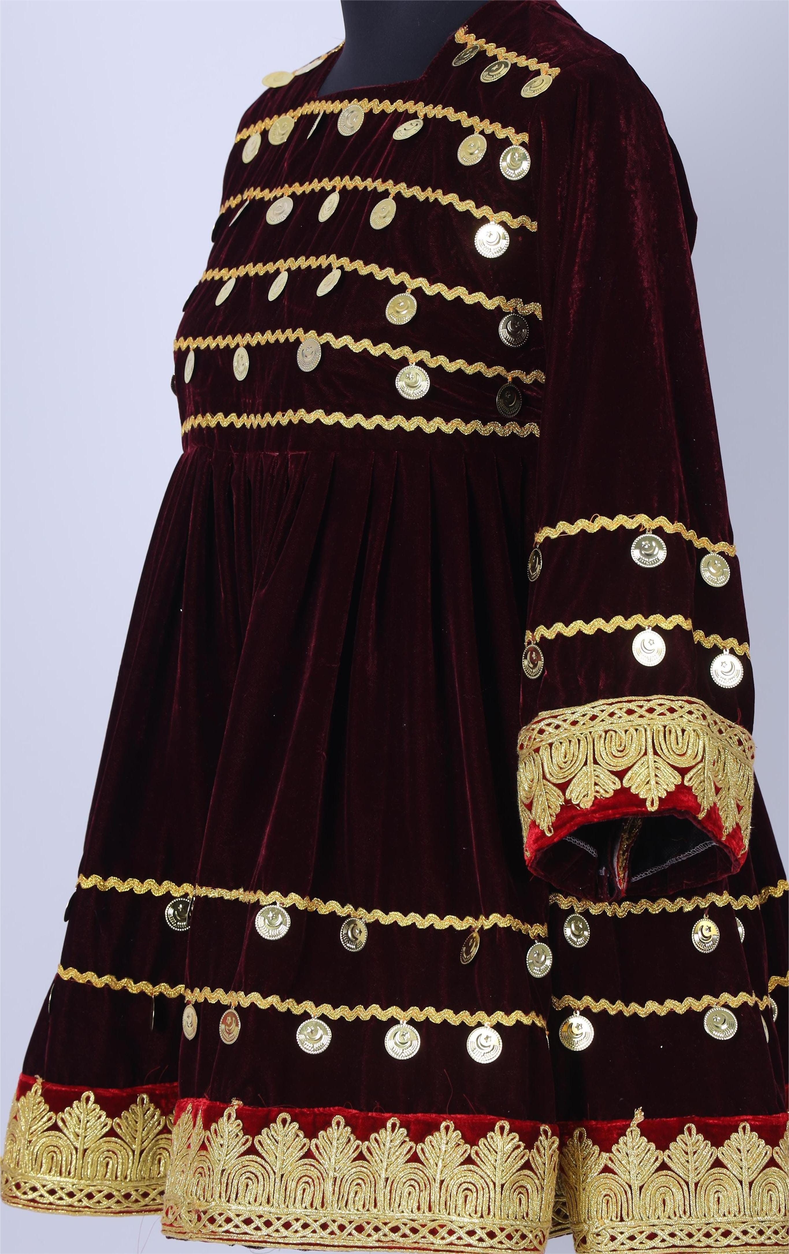 Handcrafted Traditional Afghan Dress | Embroidered Afghan Clothing