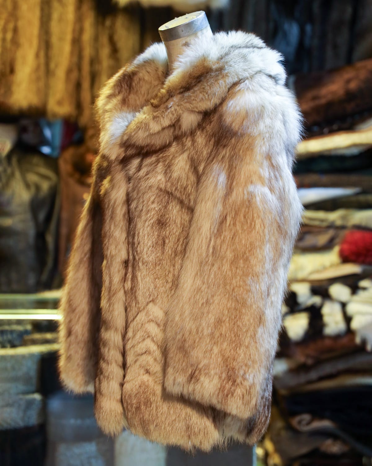 Premium Coat with Chevron Design