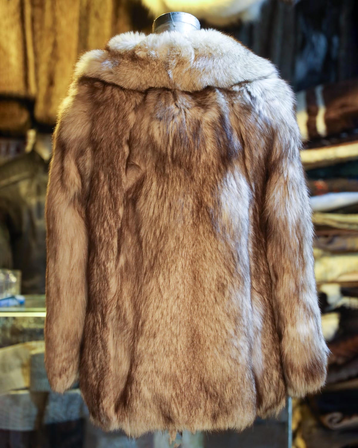 Premium Coat with Chevron Design
