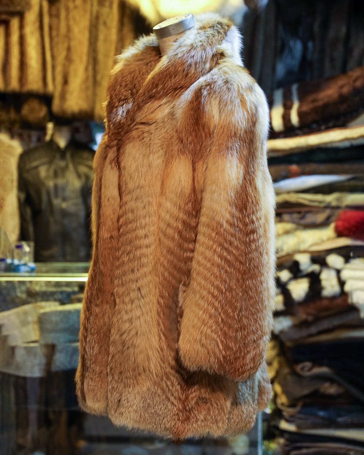 Premium Coat with Chevron Pattern