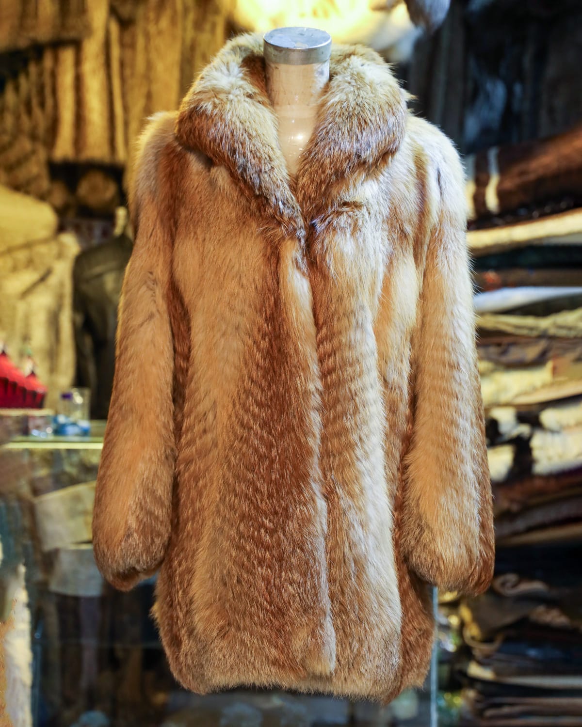 Premium Coat with Chevron Pattern