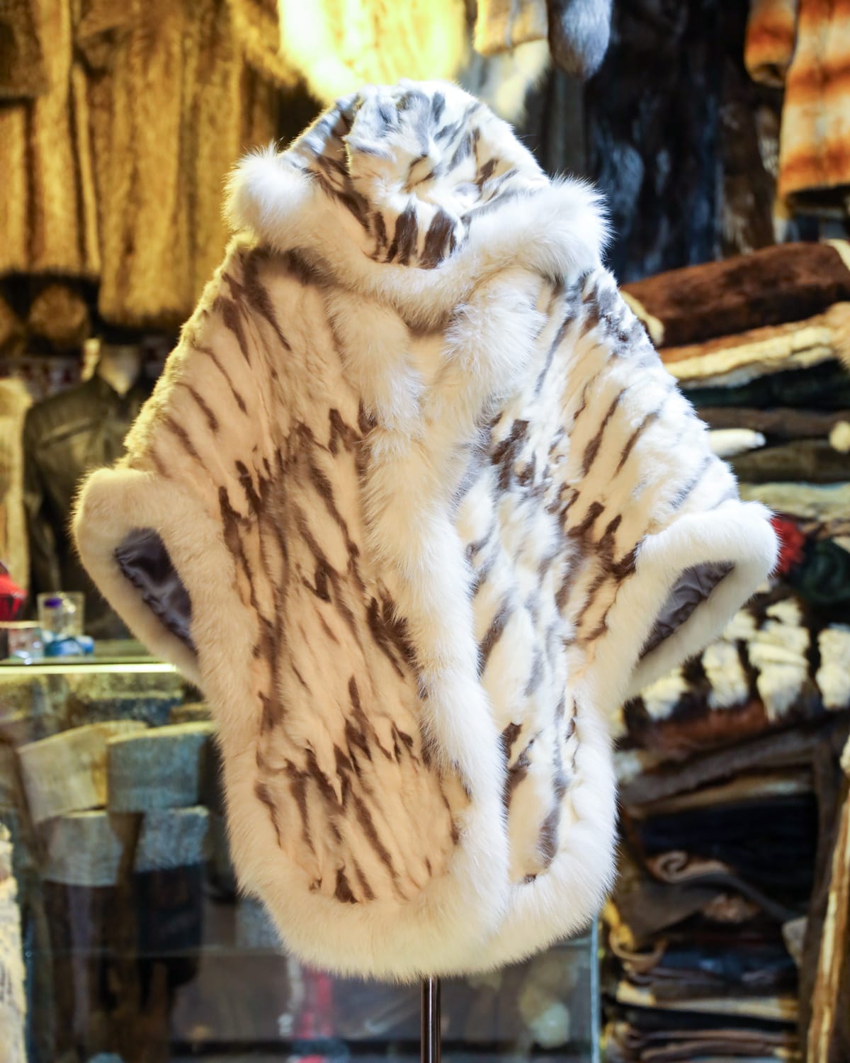 Premium Fur Striped Pattern