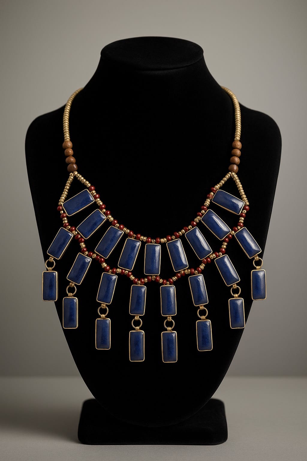 Blue Lapis Lazuli Antique Necklace