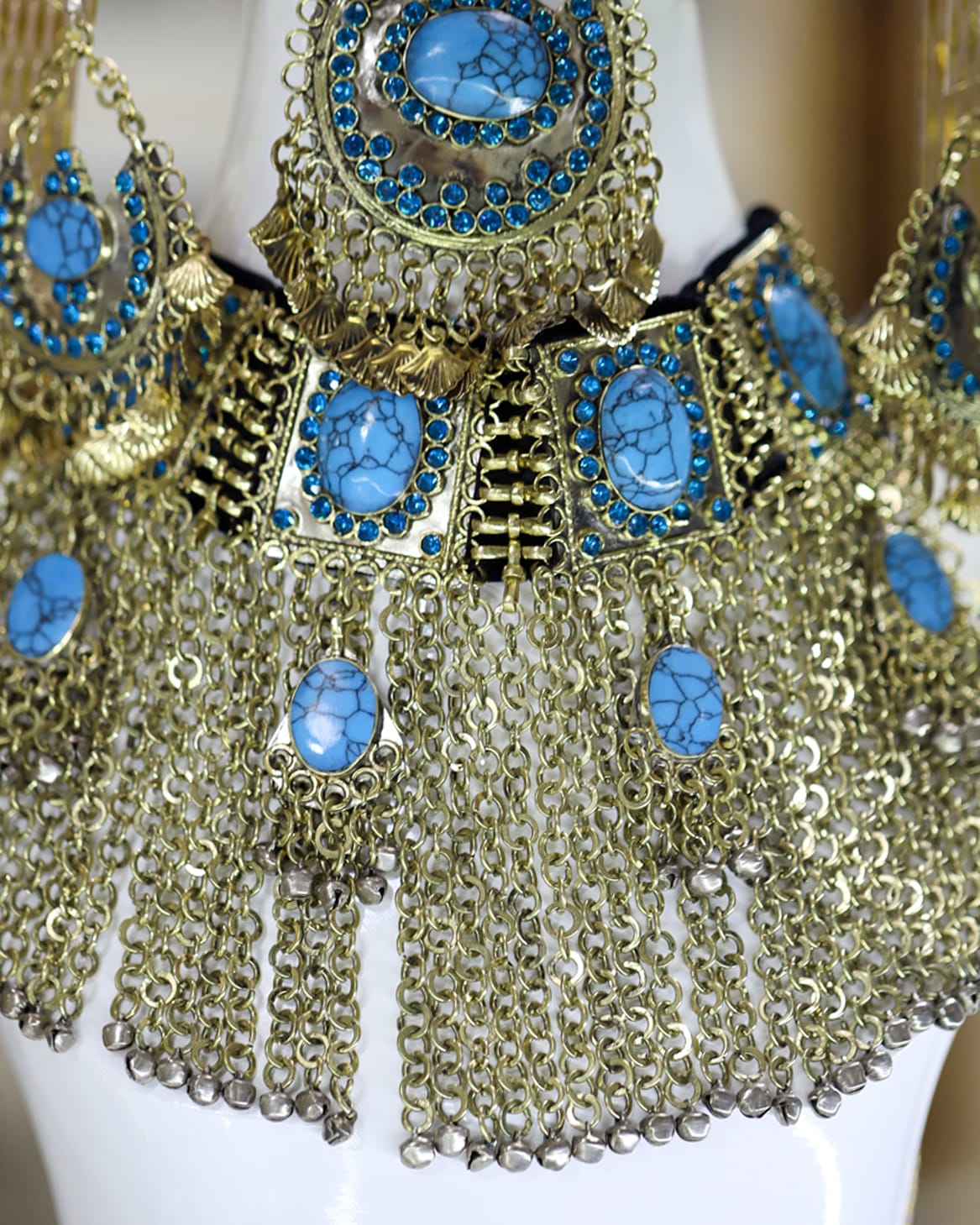 Afghan Turquoise Jewelry Set