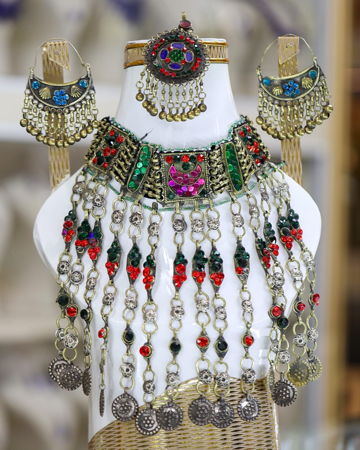 Afghan handmade Kuchi Jewelry Set