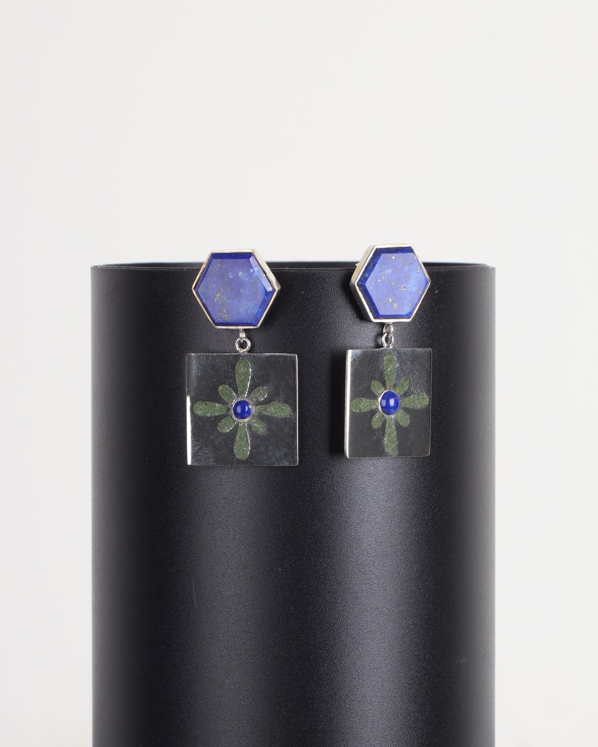 Lapis Lazuli & Bamyan Turquoise Earrings