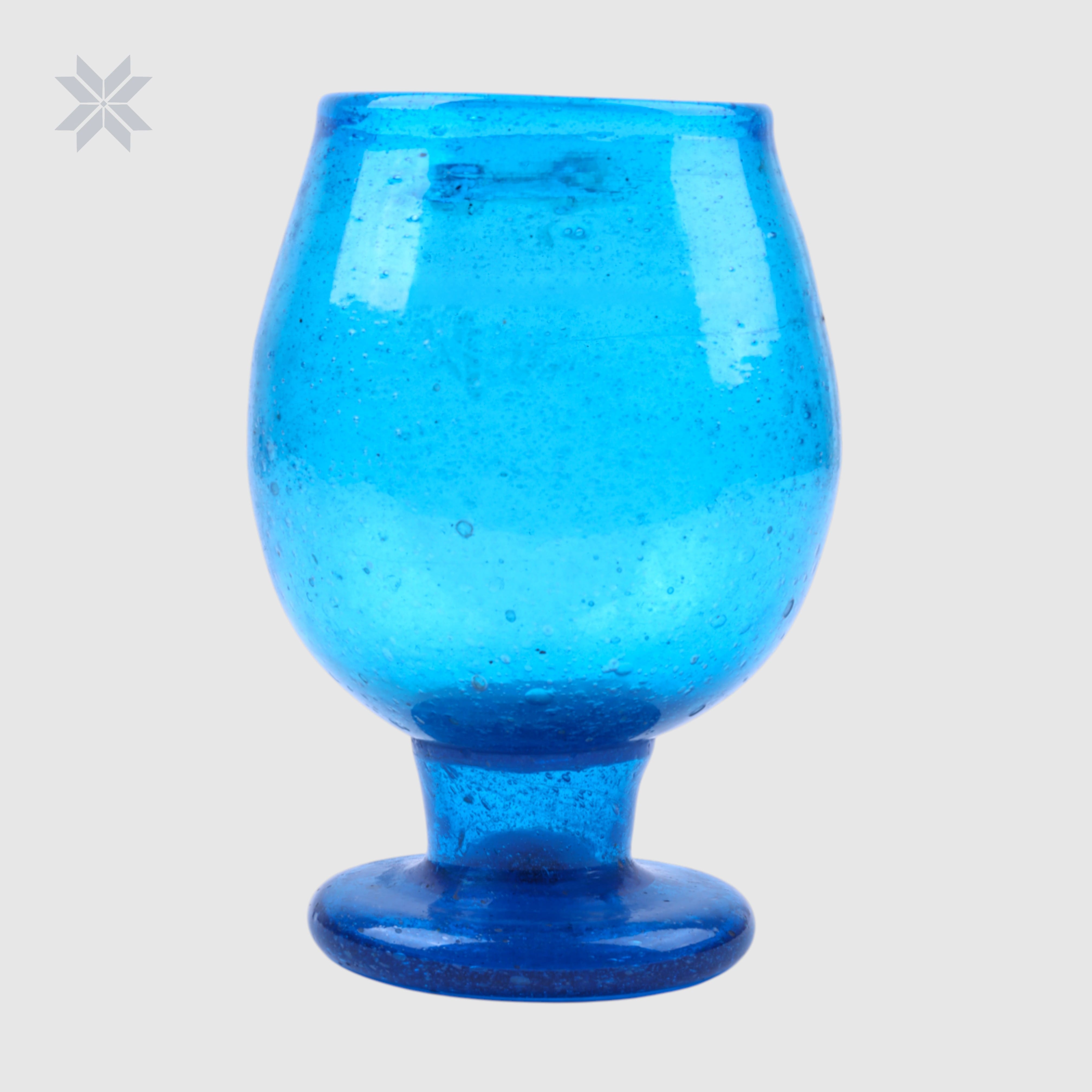 Set of 6, Handmade Drinking Glass